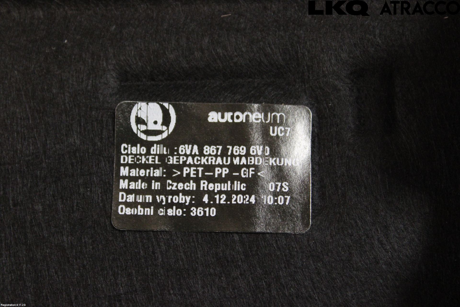 Skoda FABIA 22- Hatthylla