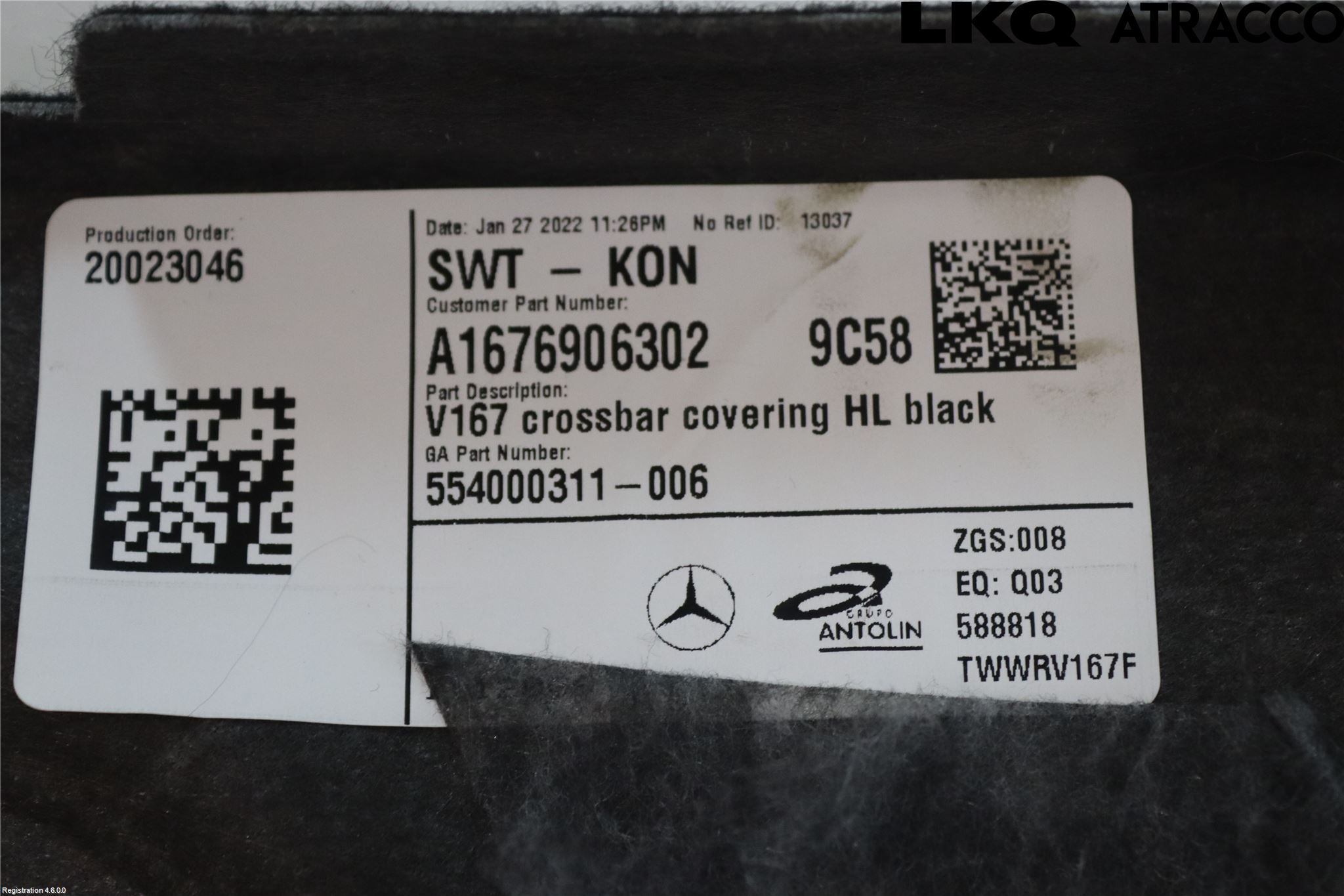 Mercedes-Benz MB GLE-KLASS (W167/V167/C167) 19- Inredning Bakstam