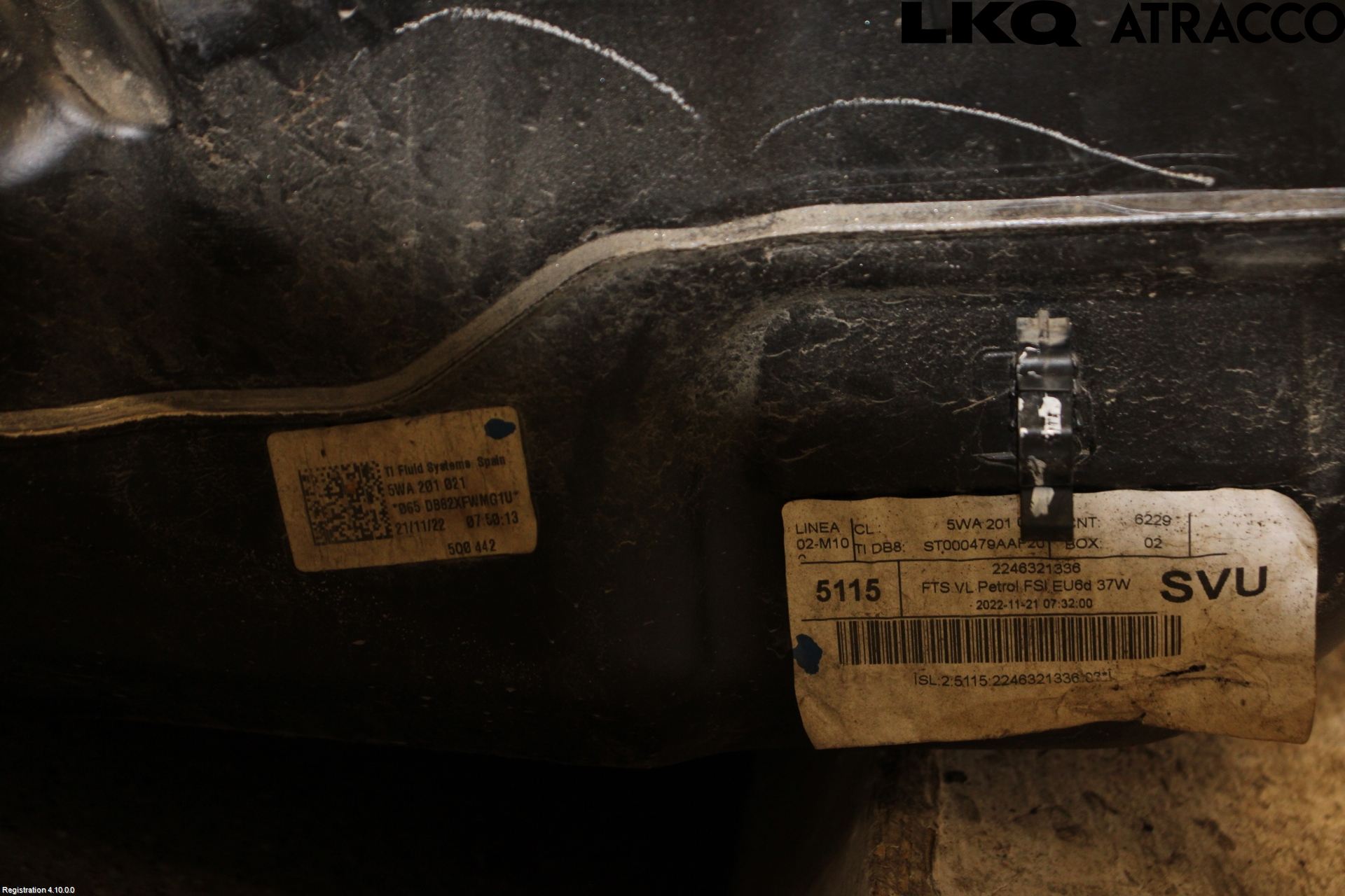 Cupra LEON 21- Bränsletank