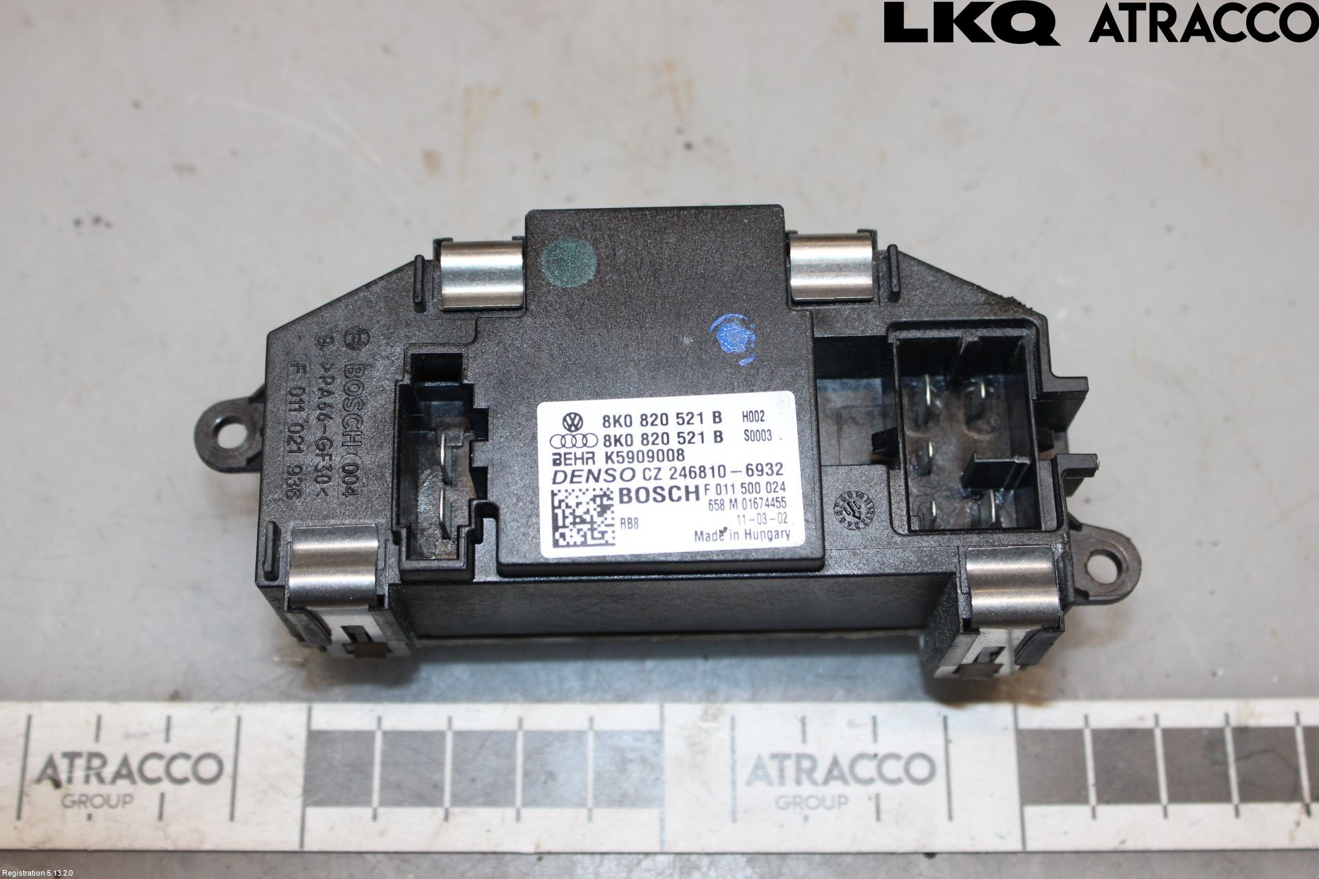 Audi A4/S4 08-11 Värmefläktsmotstånd