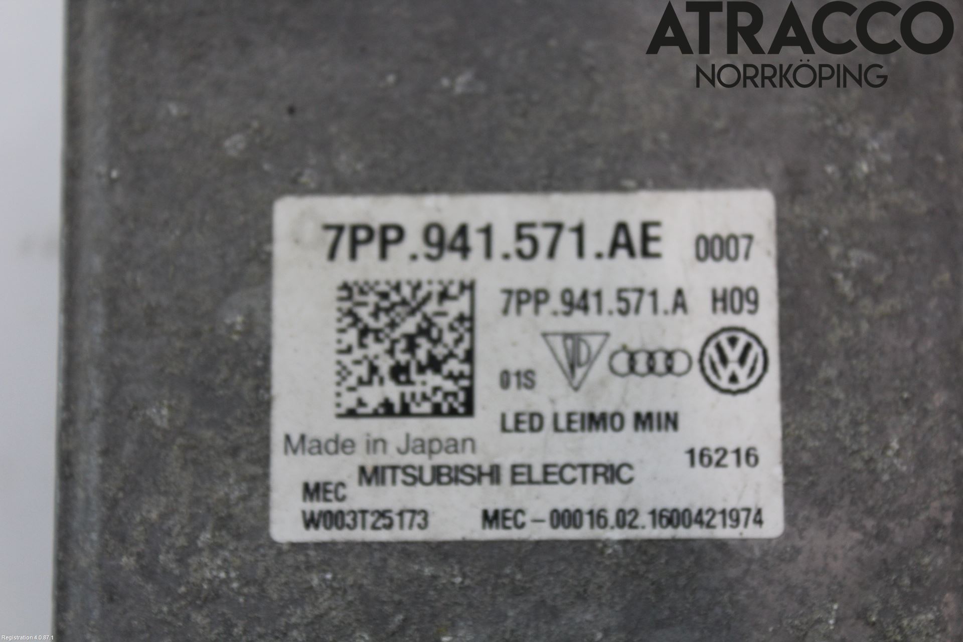 Volkswagen VW PASSAT 15-19 Styrenhet Strålkastare