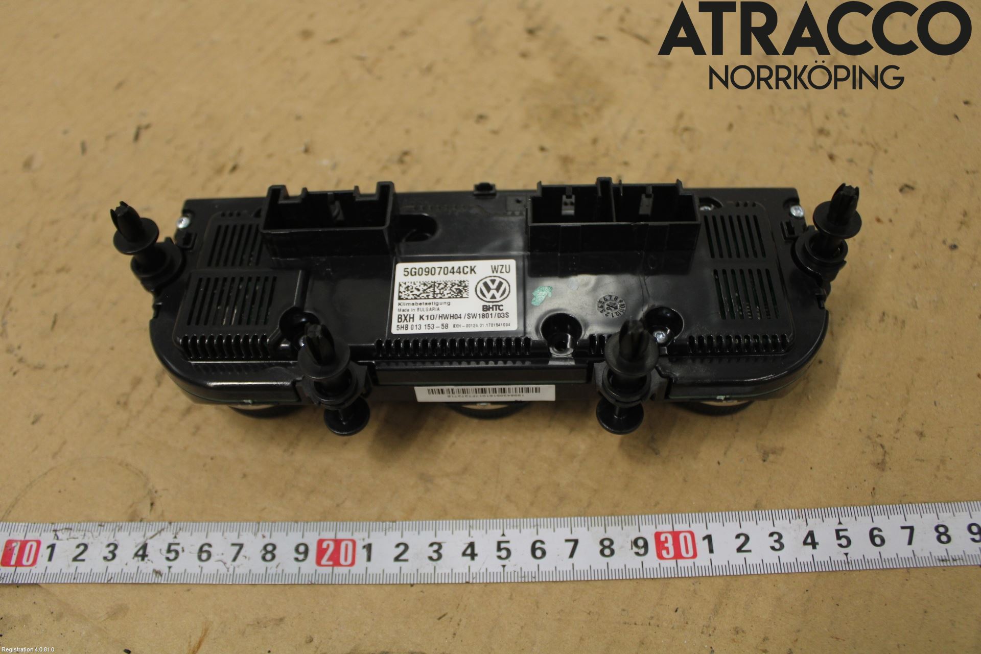 Volkswagen VW TOURAN 16- Värmereglage