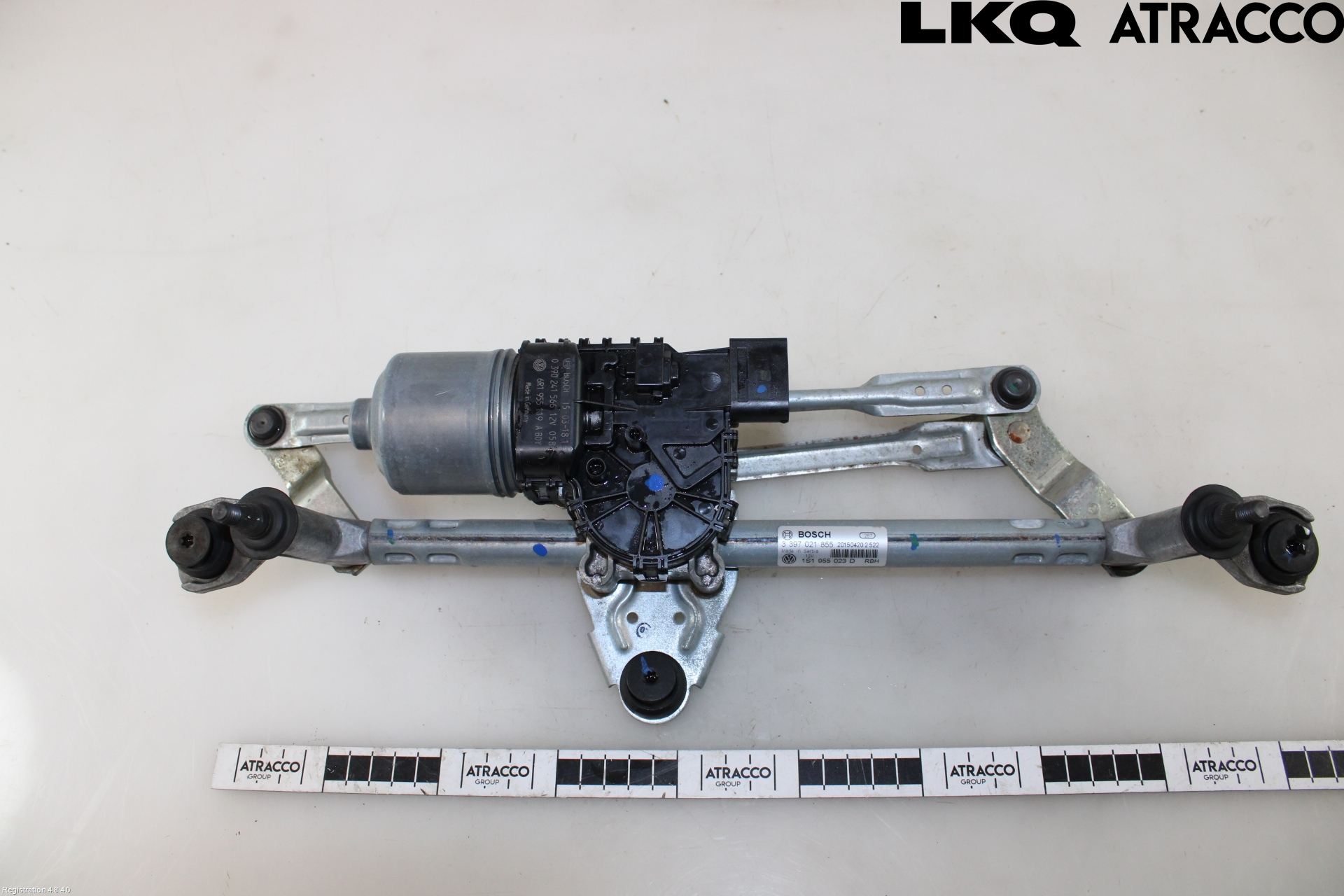 Volkswagen VW UP! / E-UP! Torkarmekanism Vindruta