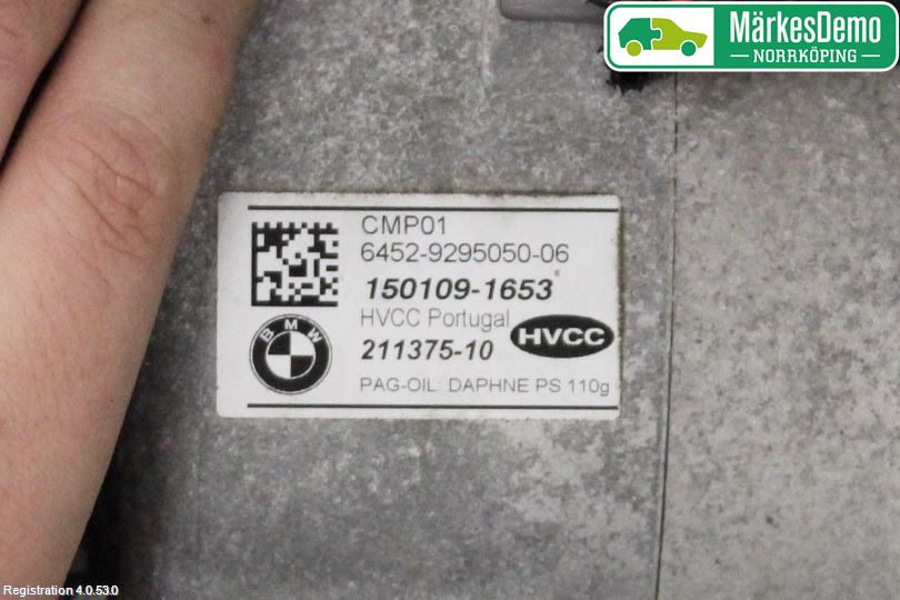 BMW 5 F10/F11/F18 09-17 Ac Kompressor