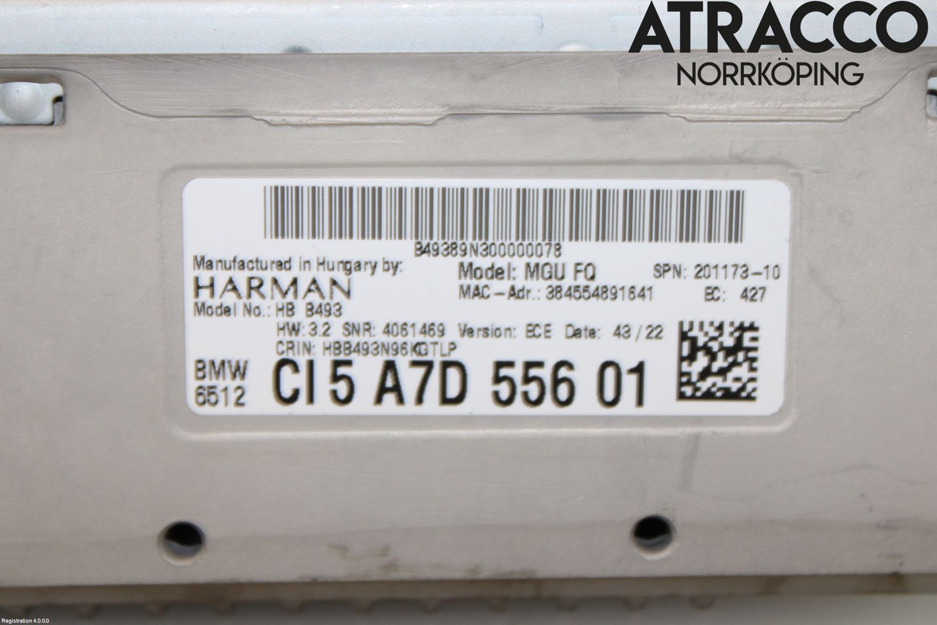 BMW 5 G30/G31/F90 17-23 Cd Radio - Multimediapanel