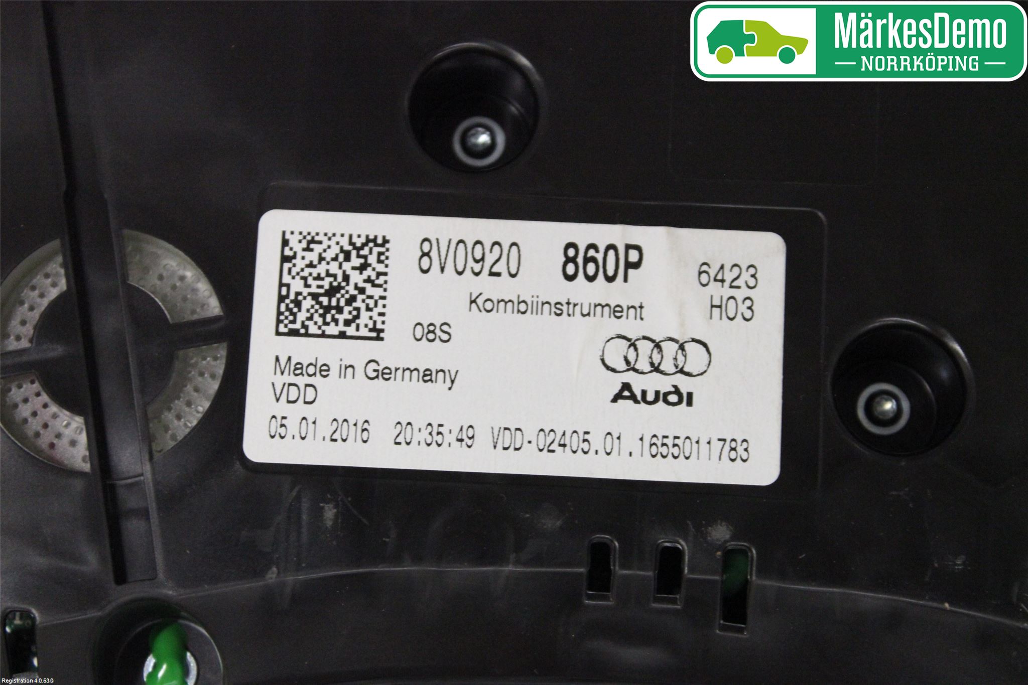 Audi A3/S3 8V 13-20 Instrument Komb