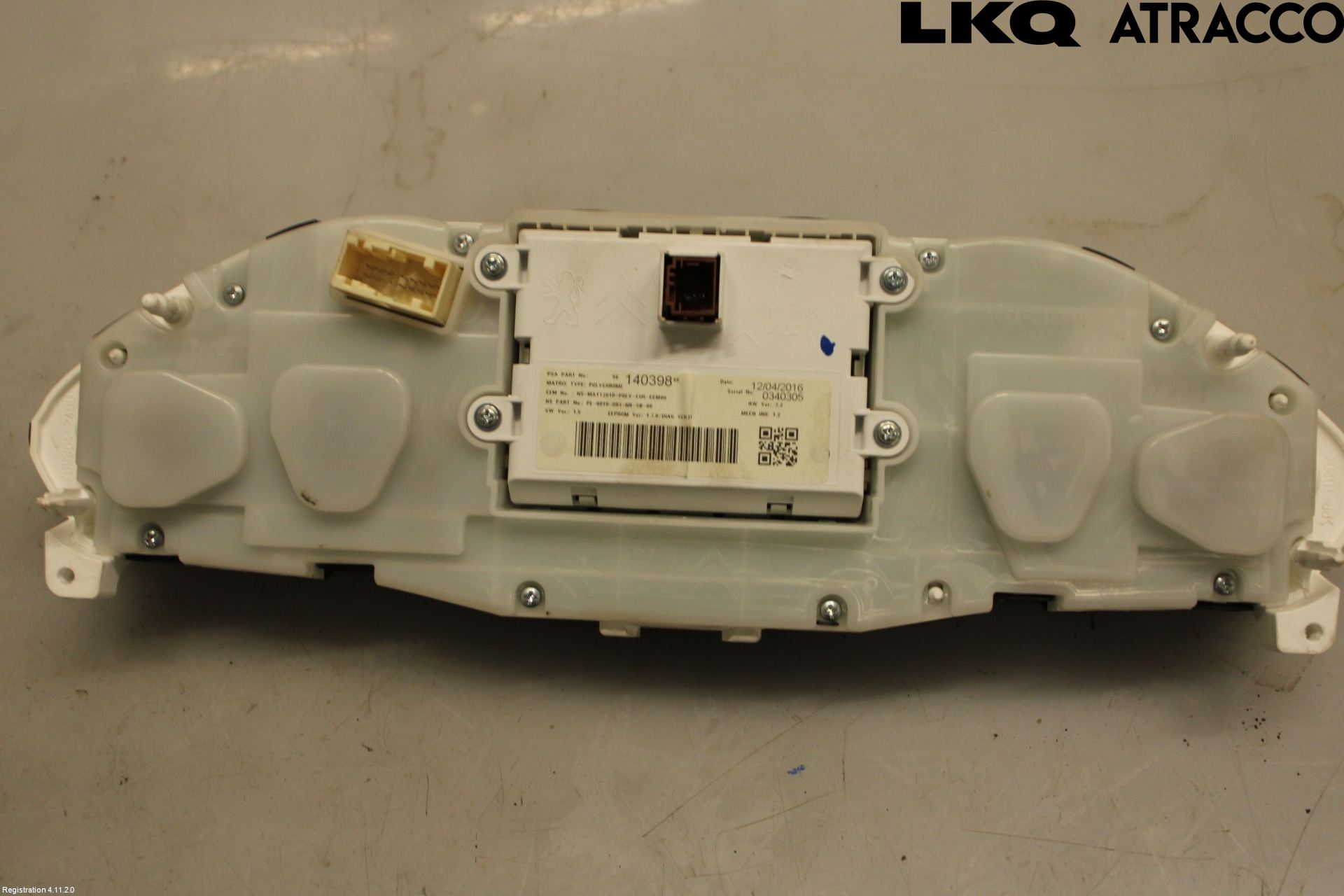 Peugeot 2008 13-20 Instrument Komb