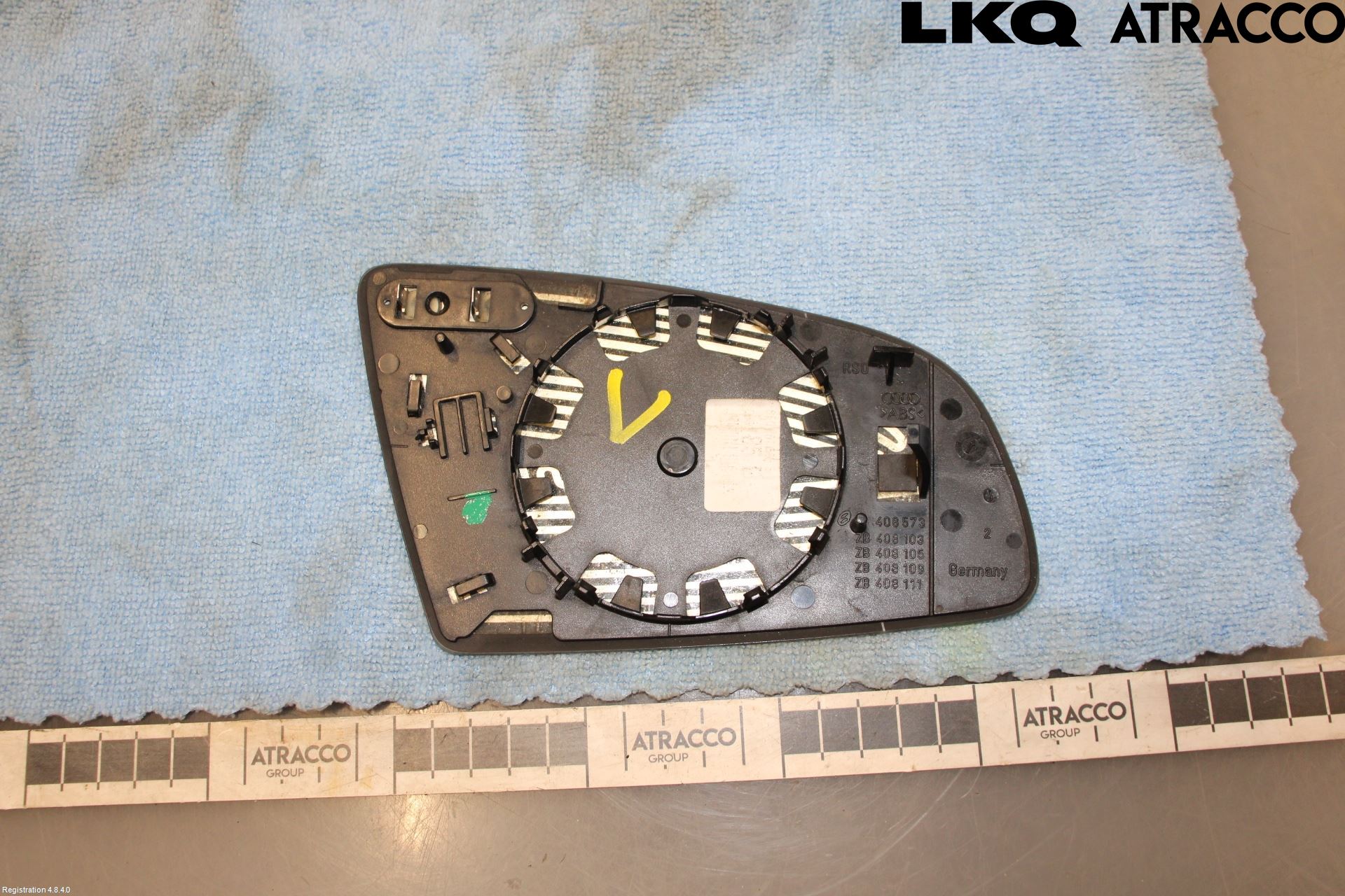 Audi A6/S6     05-11 Spegelglas Vä