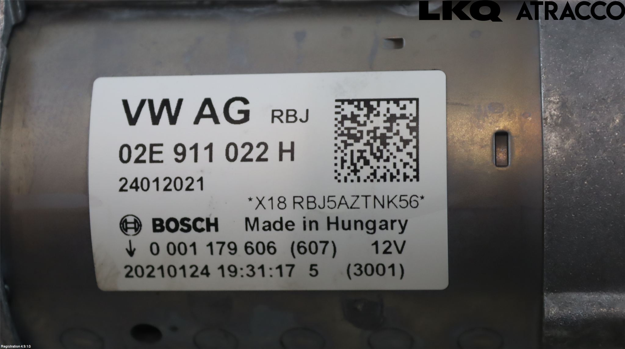 Audi Q3 F3 19- Startmotor