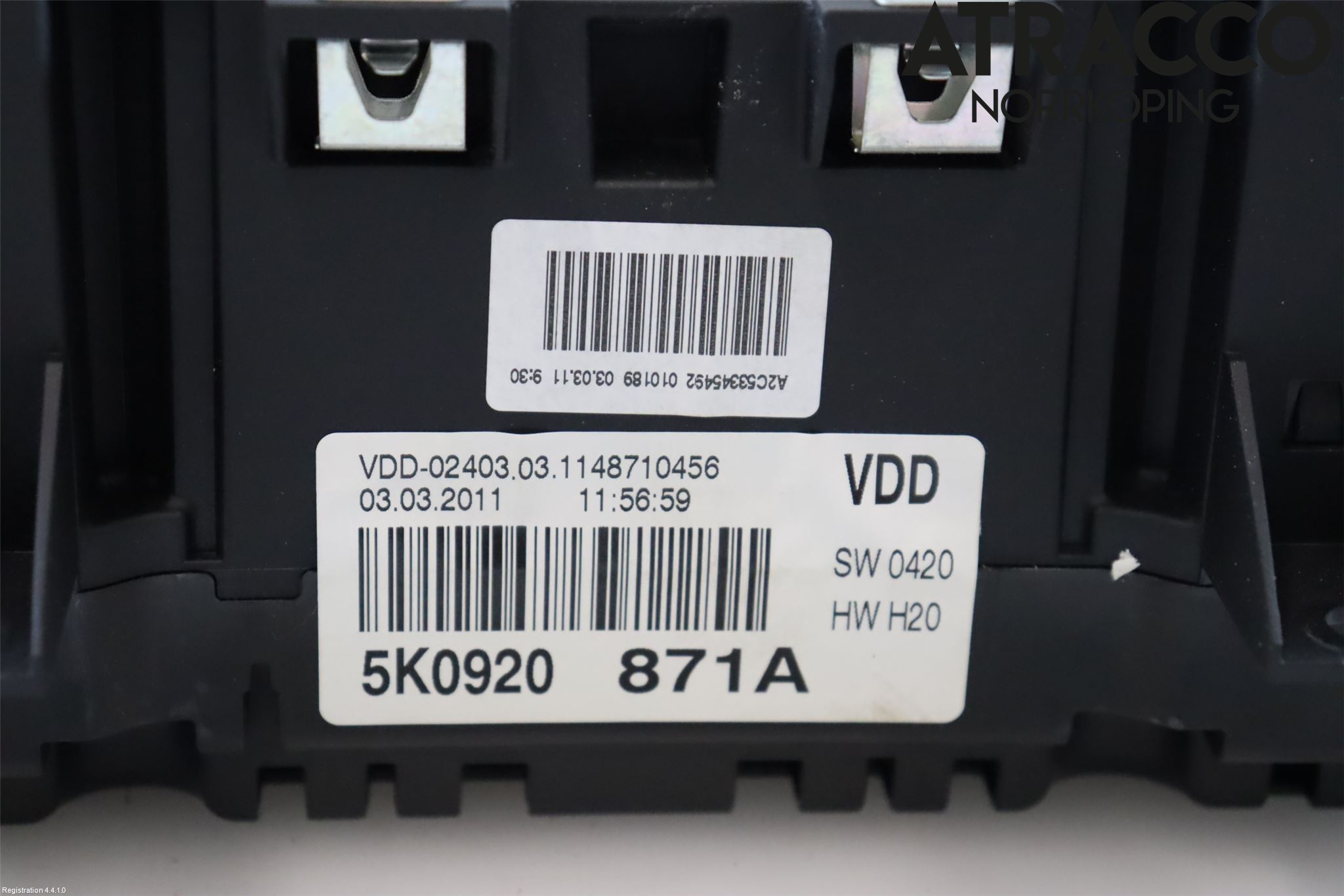 Volkswagen VW GOLF VI 09-13 Instrument Komb