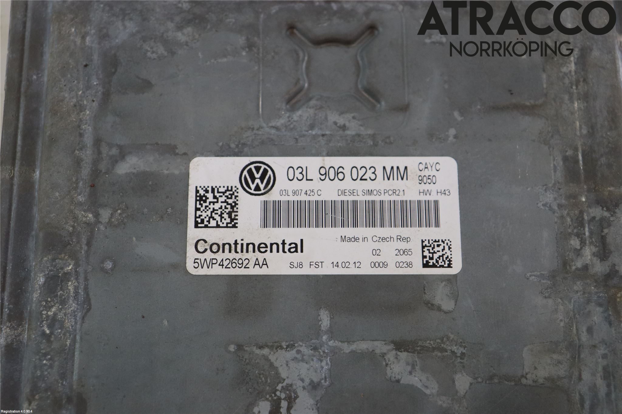 Volkswagen VW GOLF VI 09-13 Styrenhet Inspump Diesel