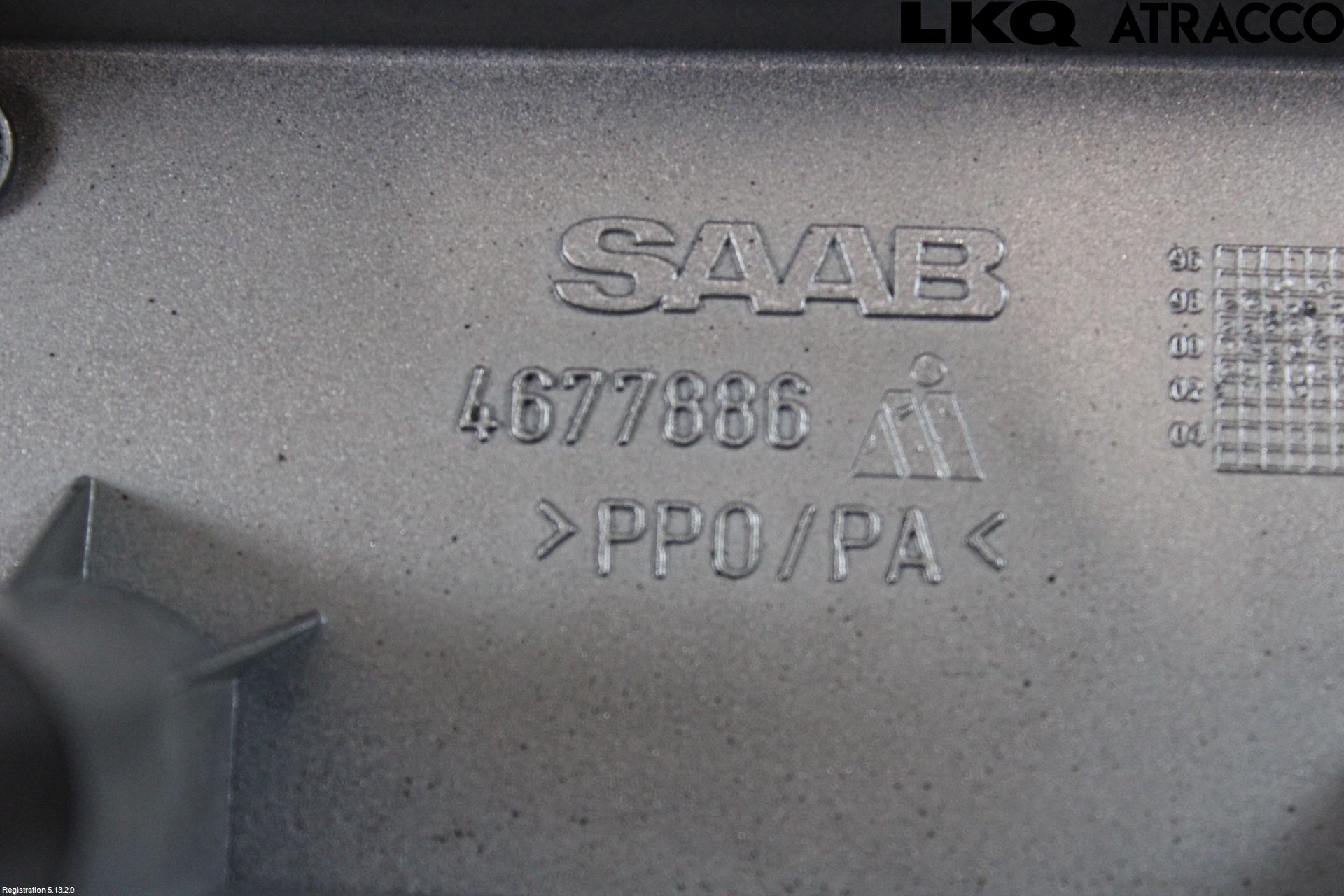 Saab 9-3 VER 1 98-03 Stötfångardel Bak Hö