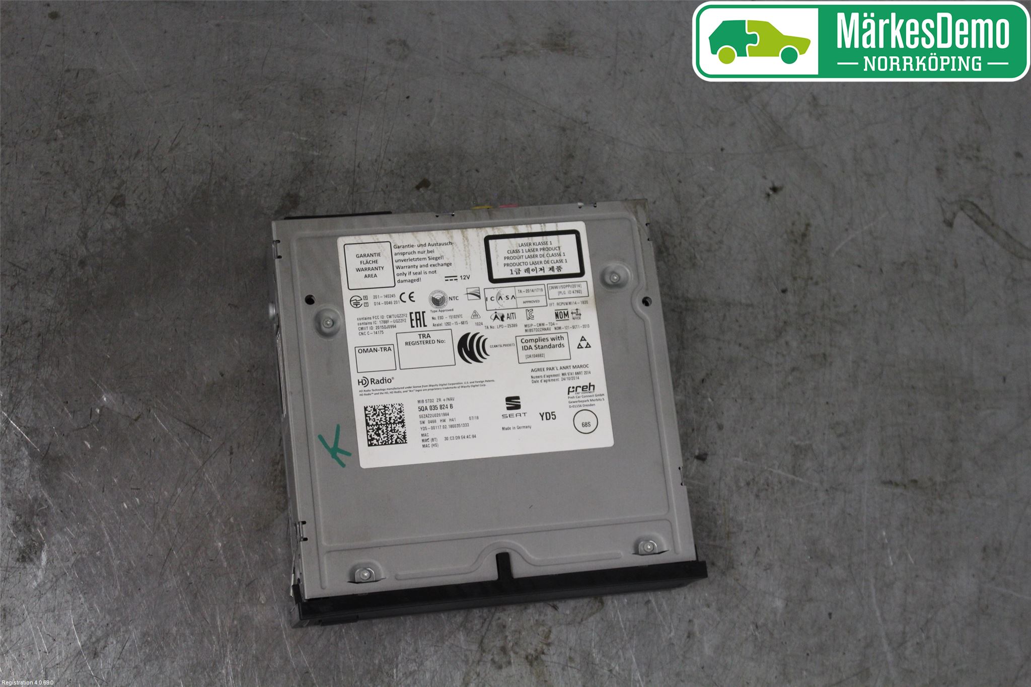 Seat ARONA Cd Radio - Multimediapanel