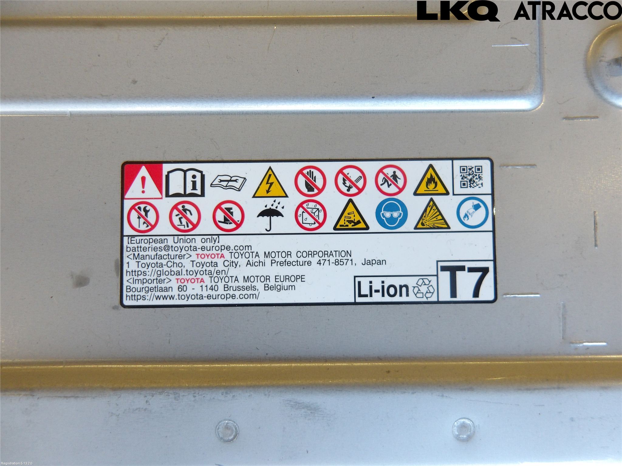 Toyota YARIS CROSS XP21 21- Batteri Högspänning