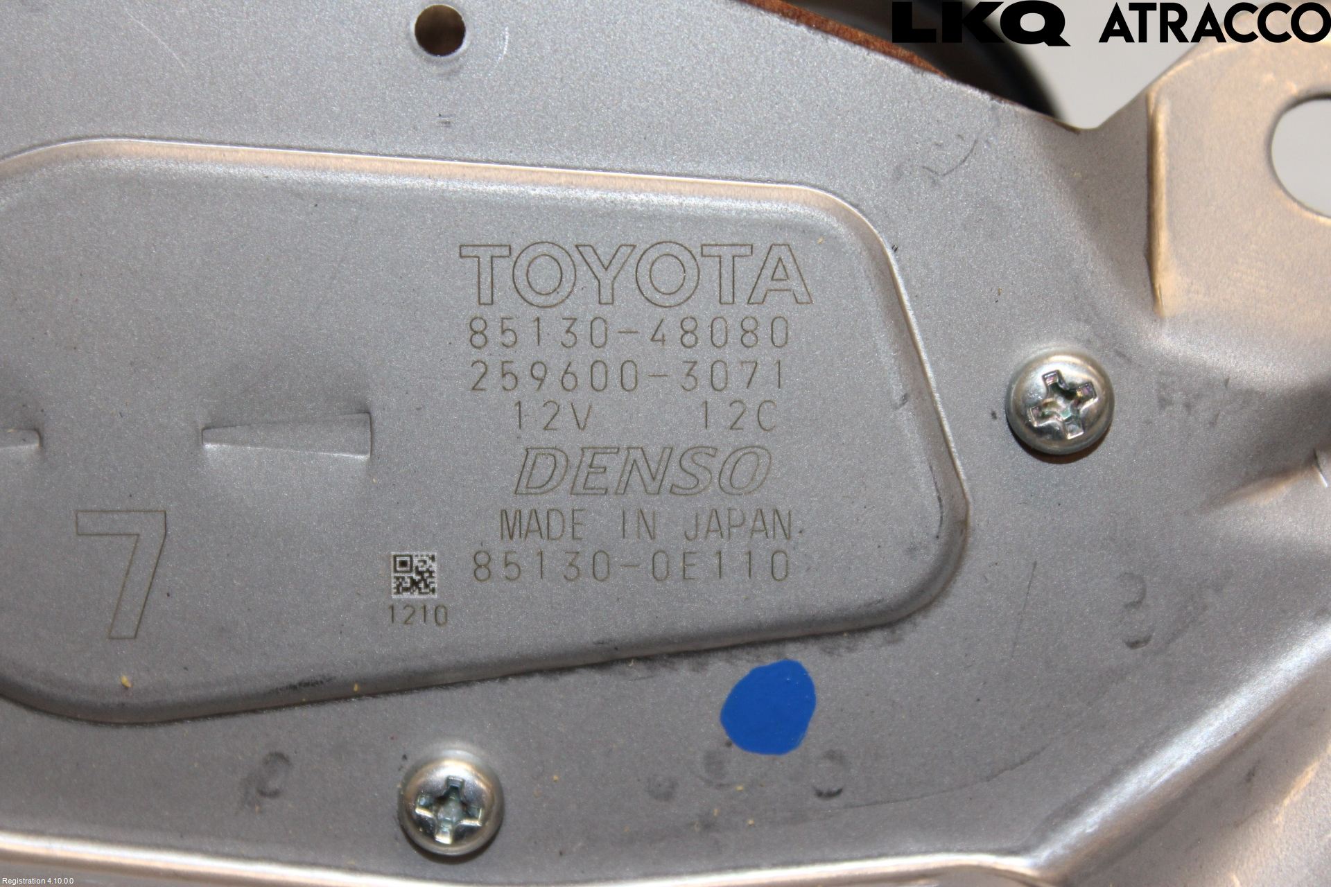 Lexus RX AL20 16-22 Torkarmotor Baklucka