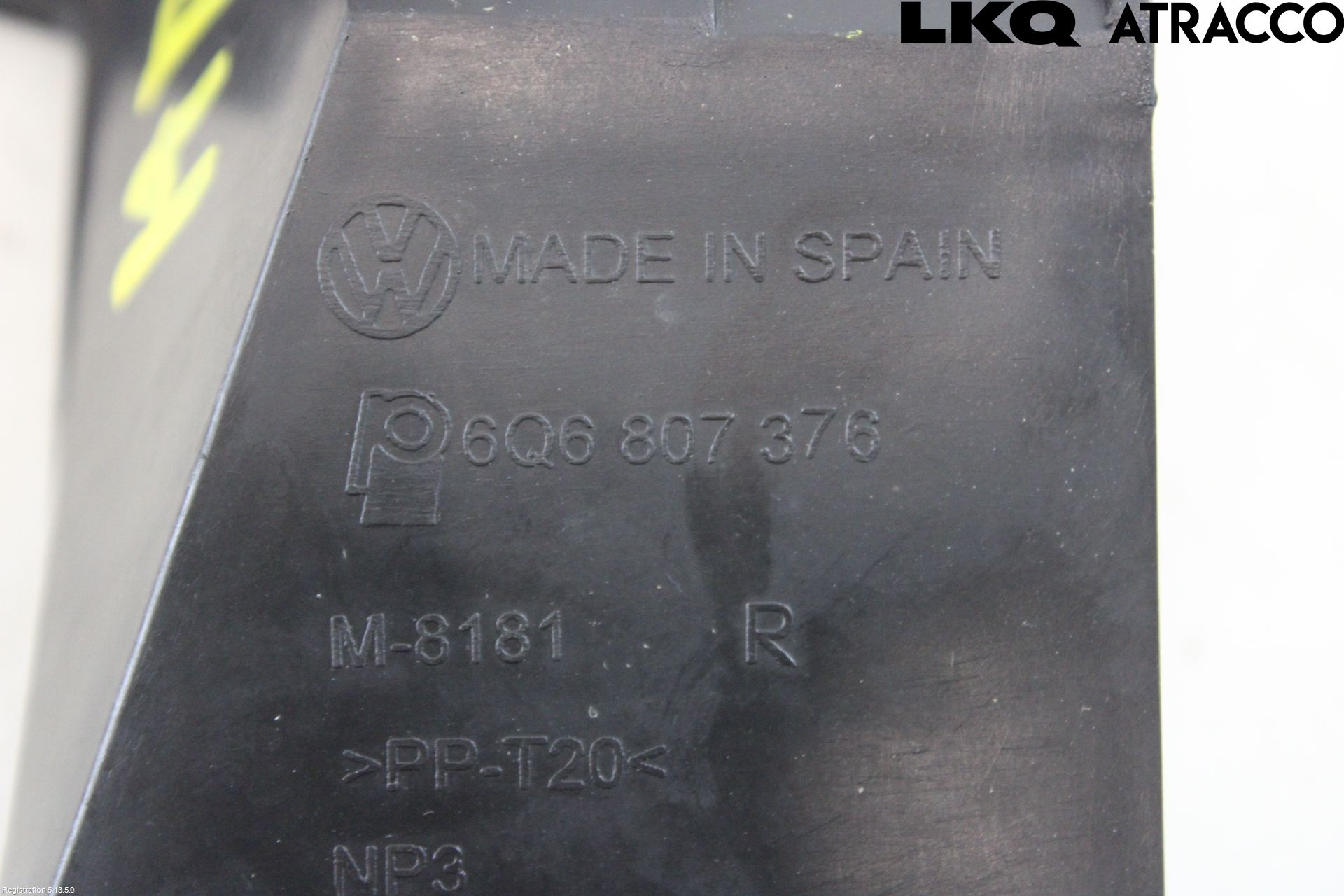 Volkswagen VW POLO 02-05 Stötfångarfäste Bak Hö