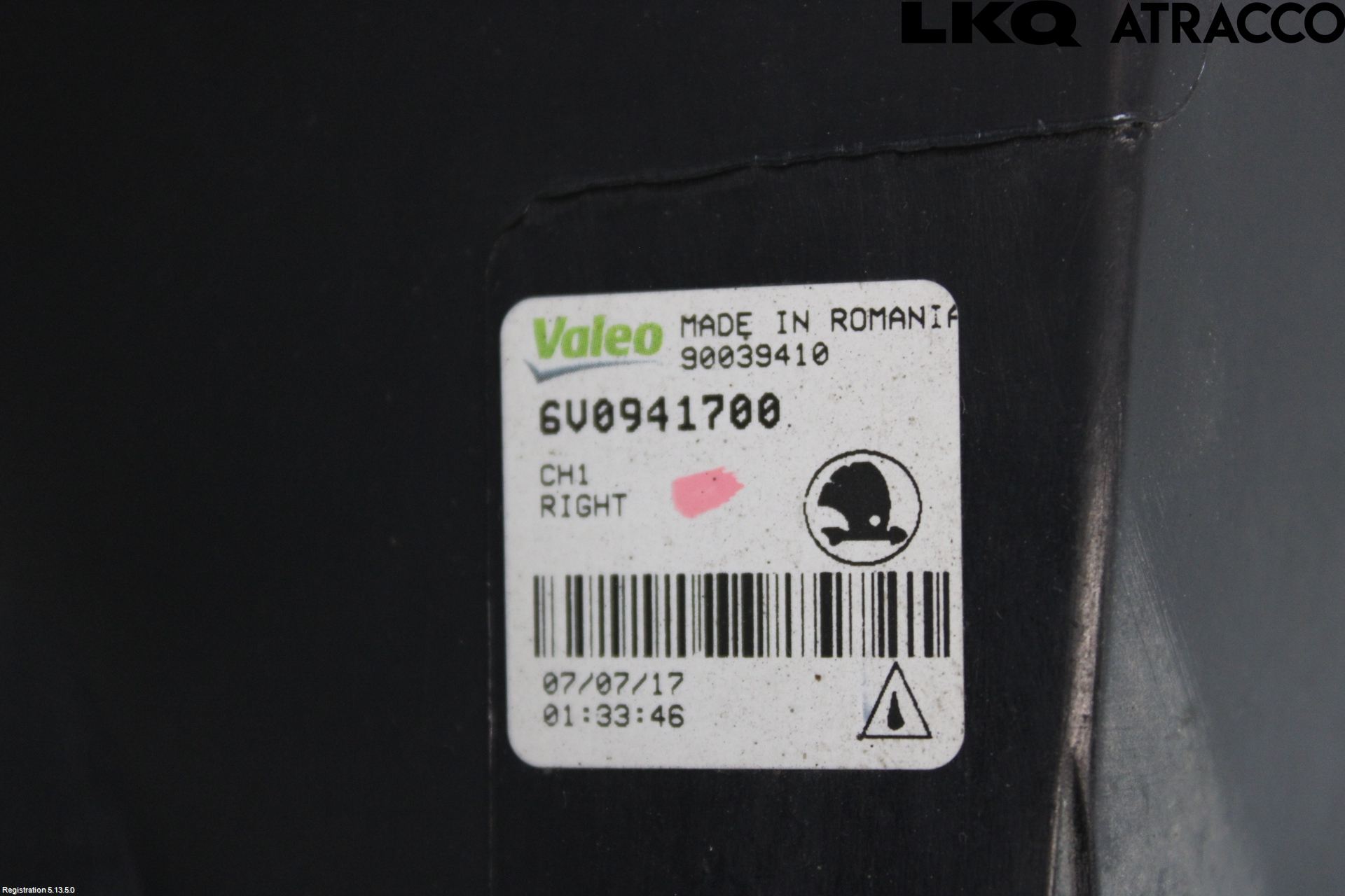 Skoda FABIA 15-21 Dimljus-Varselljus Fram