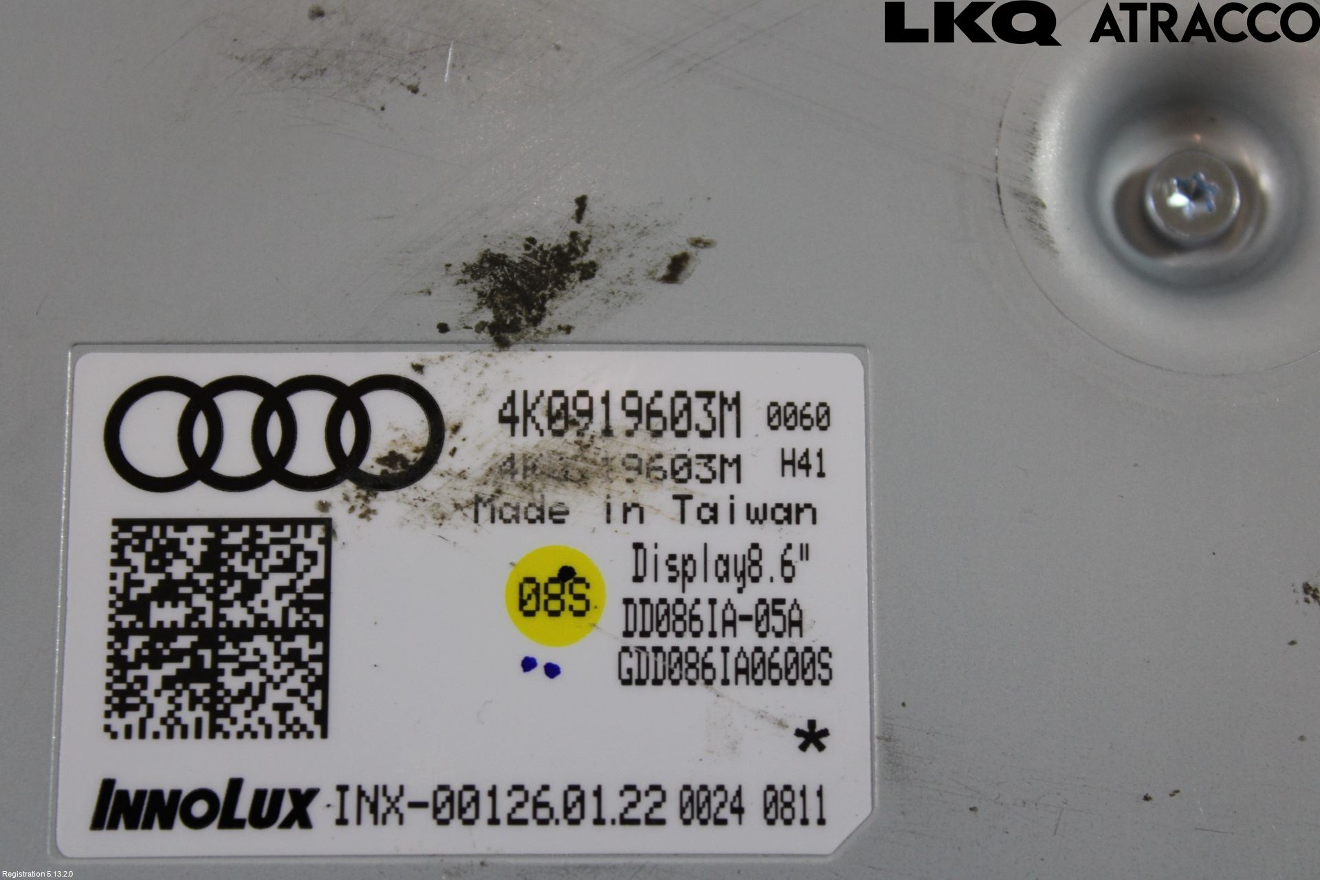 Audi A6/S6 E-TRON 24- Bildskärm