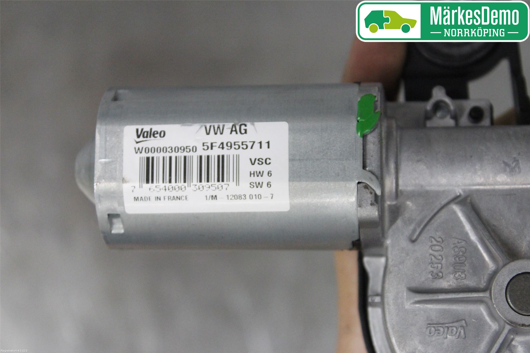 Skoda SUPERB 16-24 Torkarmotor Baklucka