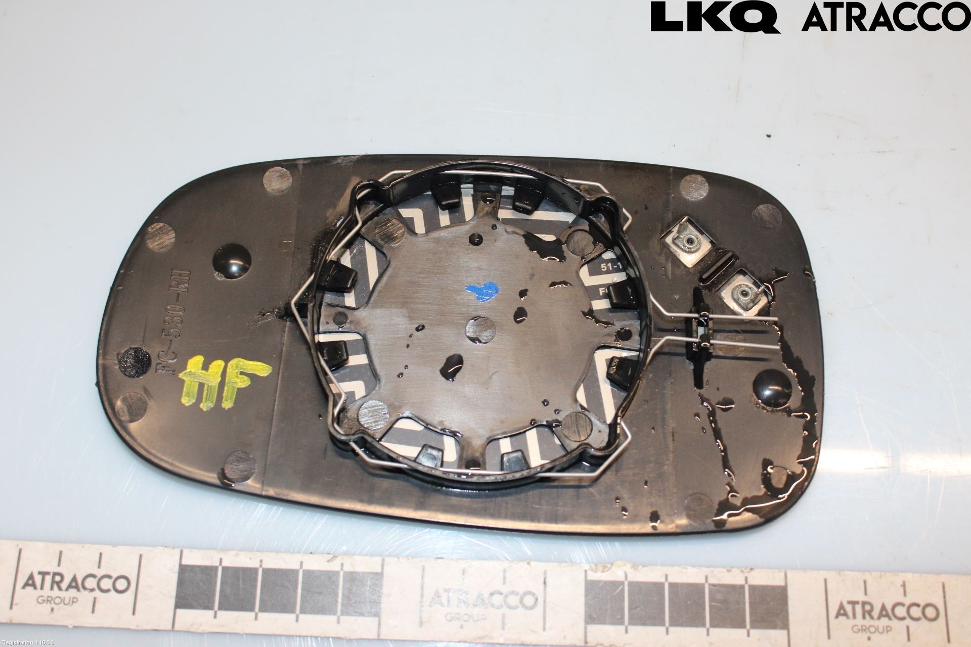 Saab 9-3 VER 2 Spegelglas Hö