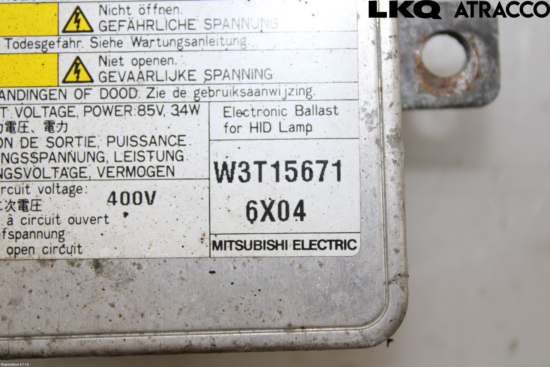 Mazda 3 I 07-08 Styrenhet Strålkastare