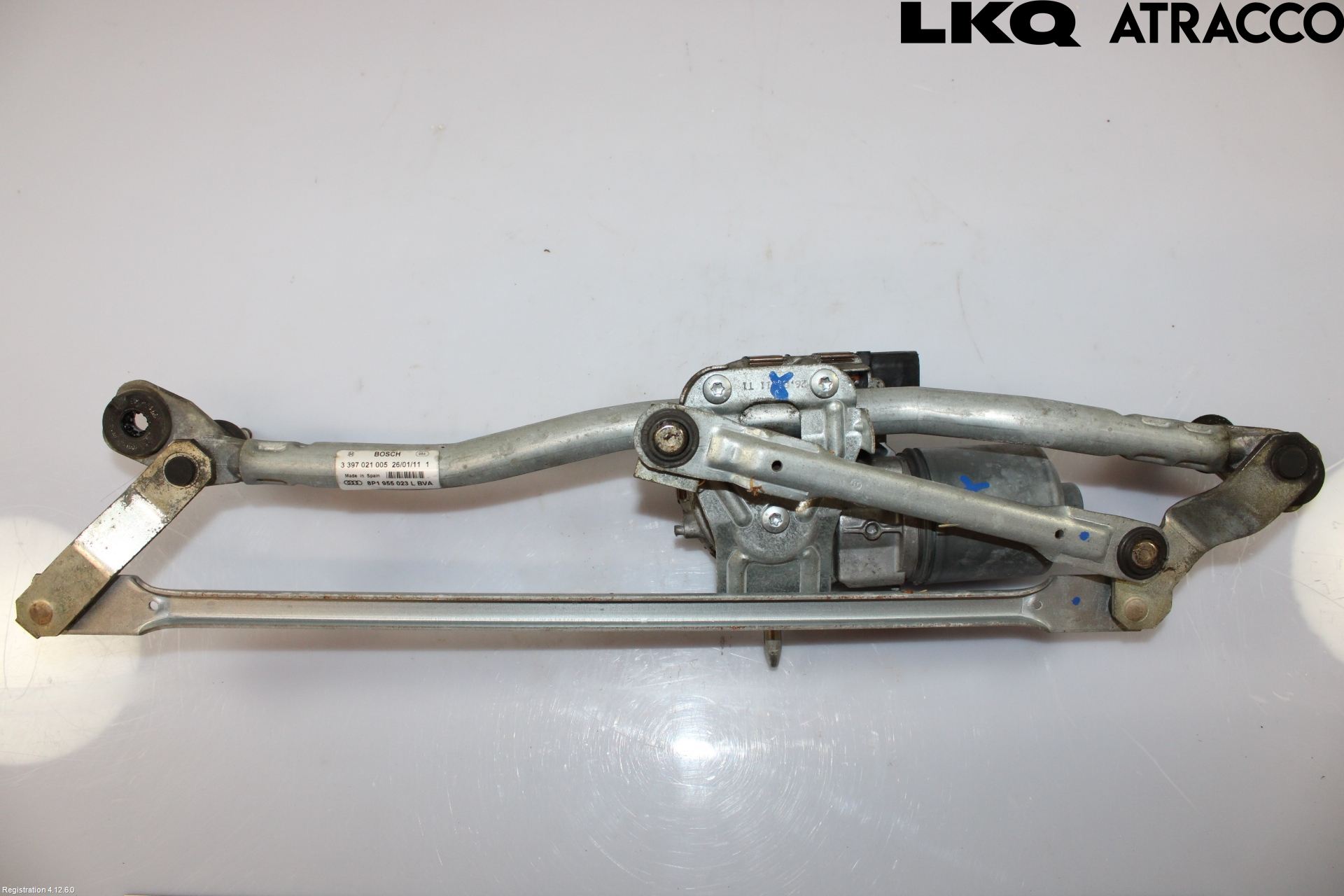 Audi A3/S3 05-13 Torkarmekanism Vindruta