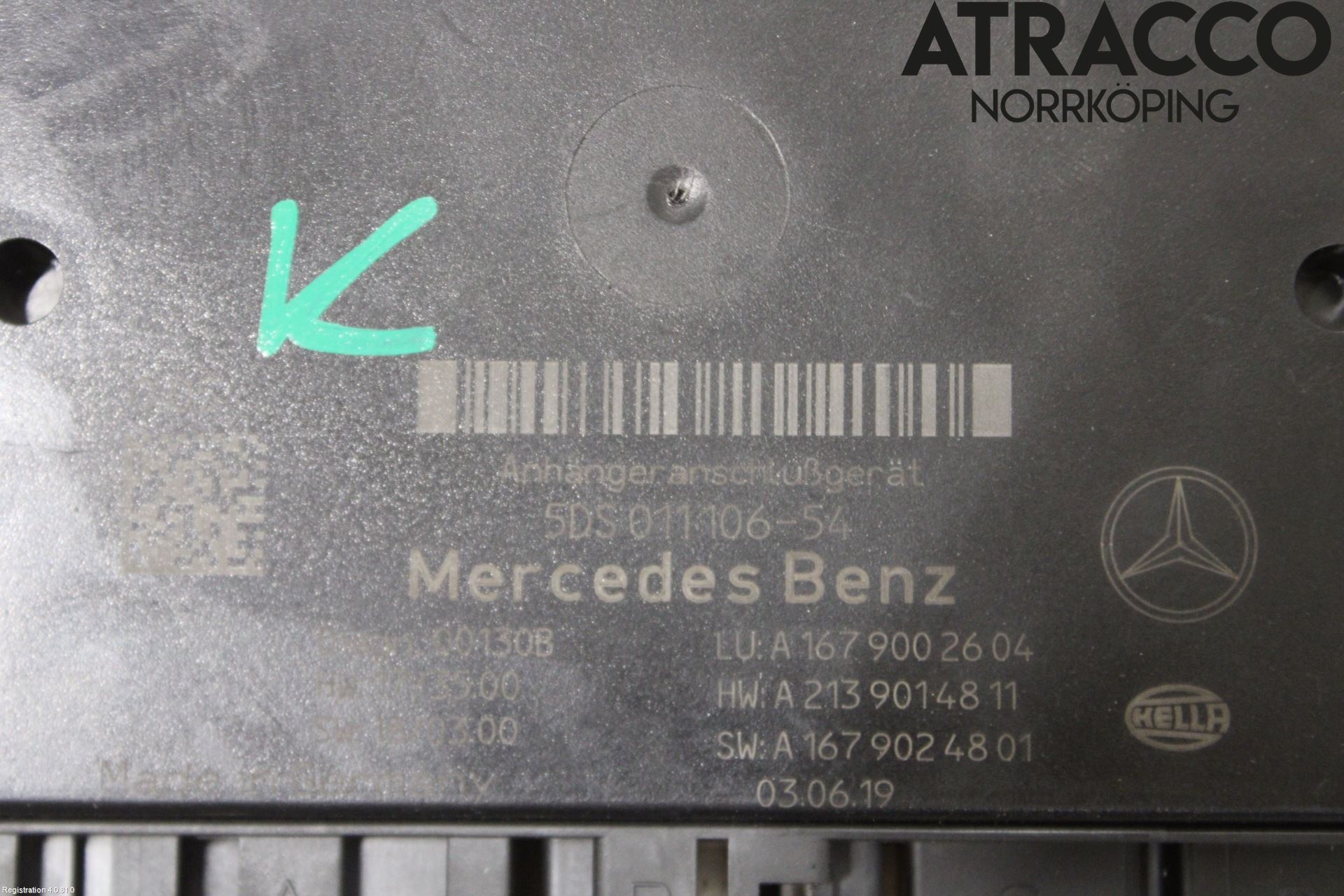 Mercedes-Benz MB CLA-KLASS (C118/X118) 19- Styrenhet Dragkrok