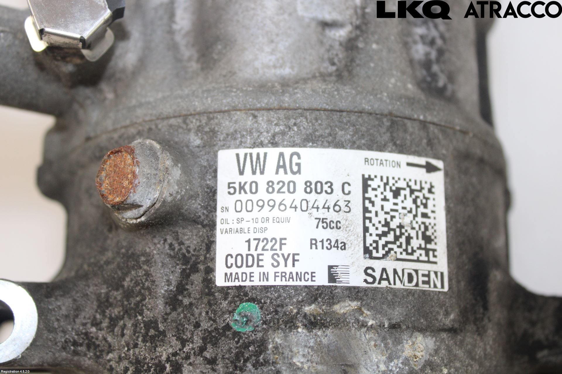 Volkswagen VW PASSAT 11-14 Ac Kompressor