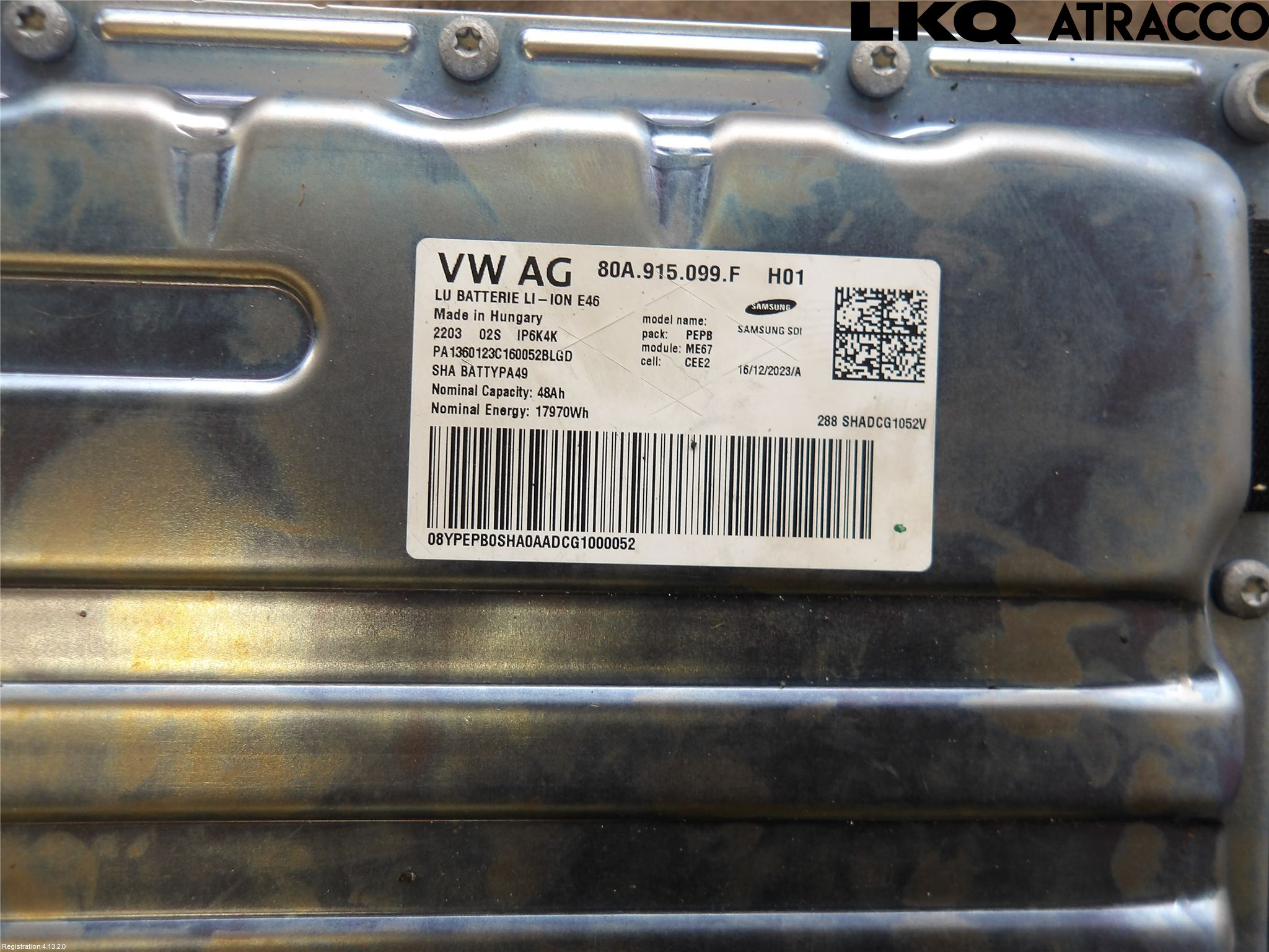 Audi Q5/SQ5 17- Batteri Högspänning