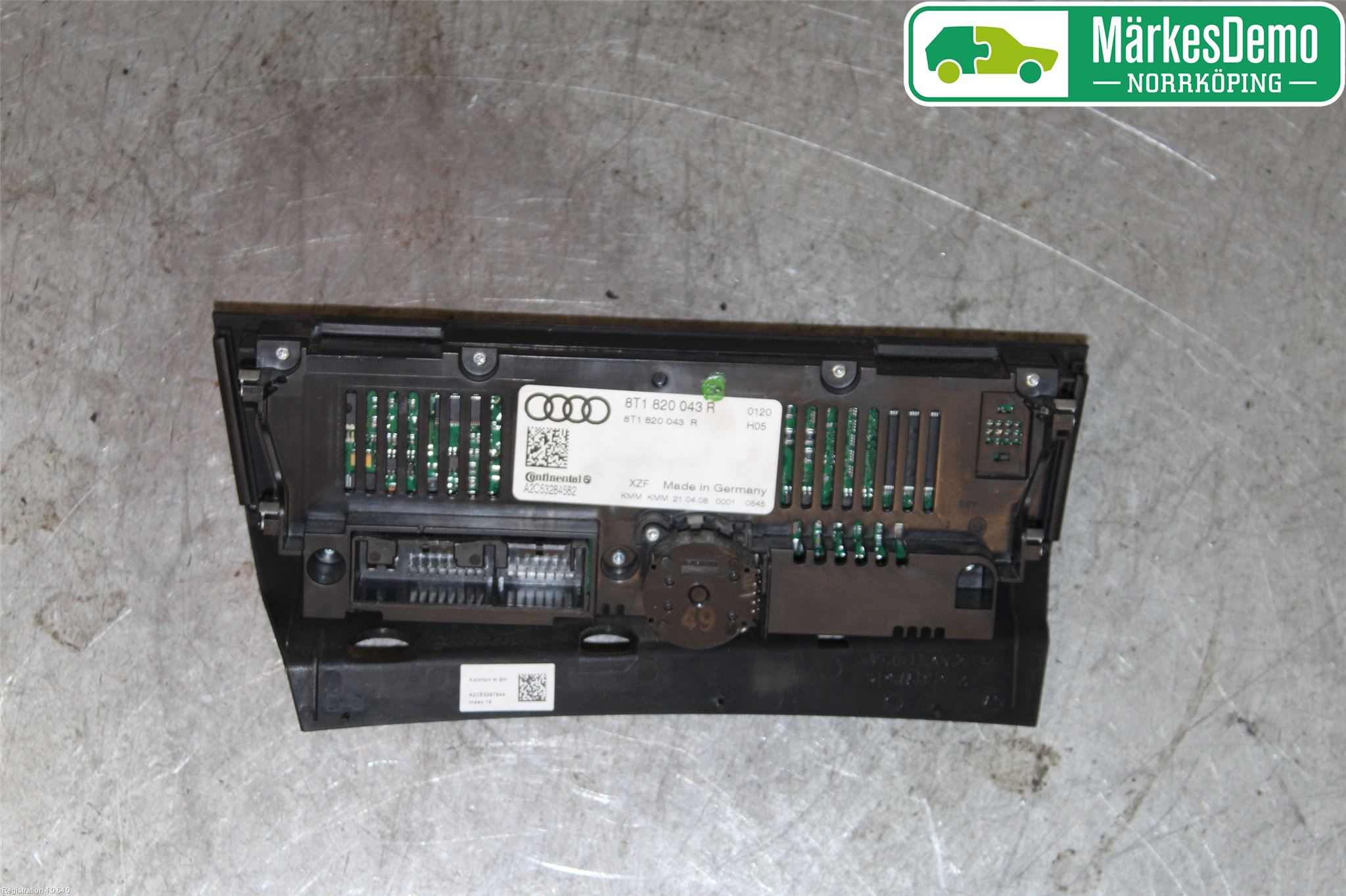 Audi A4/S4 08-11 Värmereglage