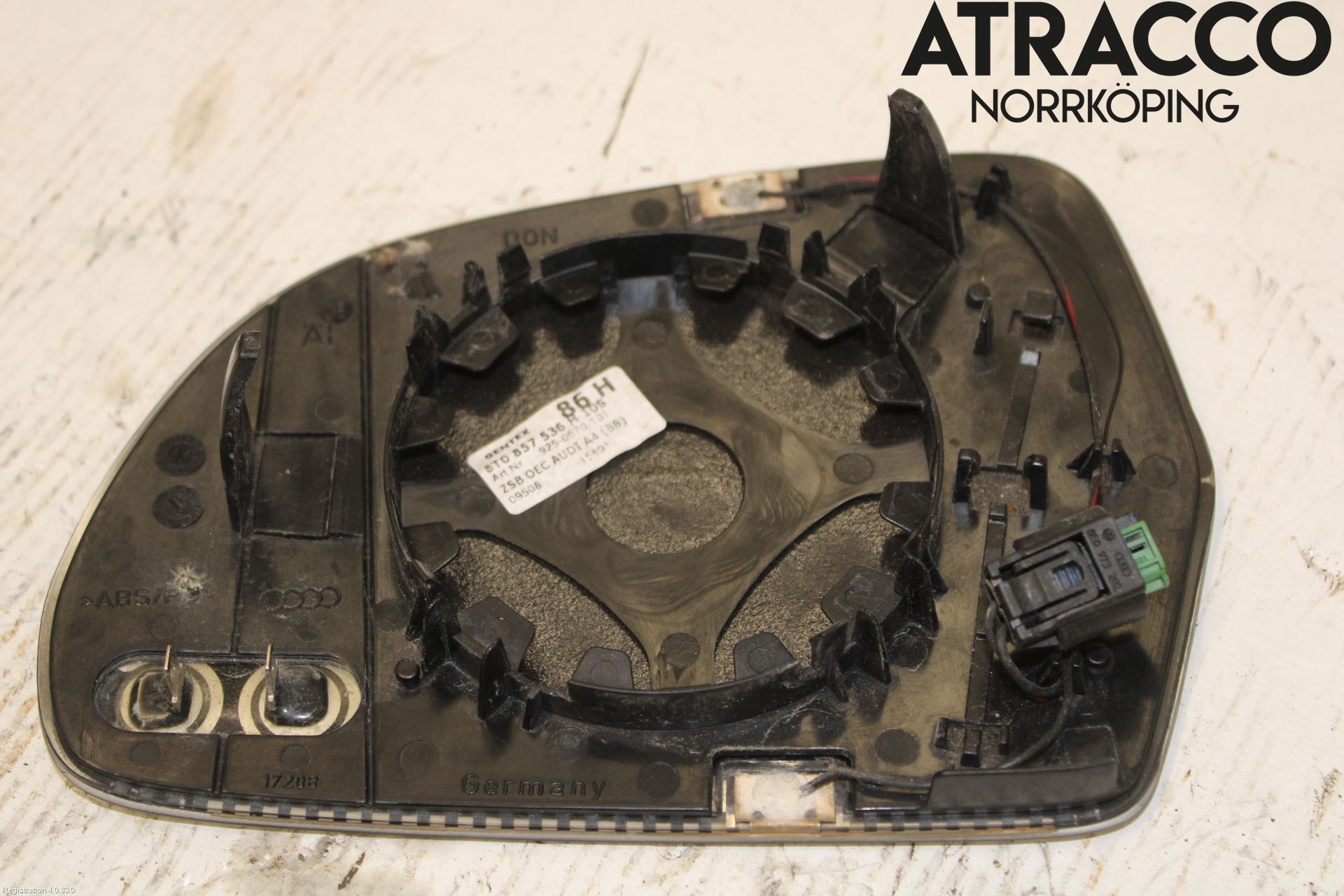 Audi A5 07-16 Spegelglas Hö