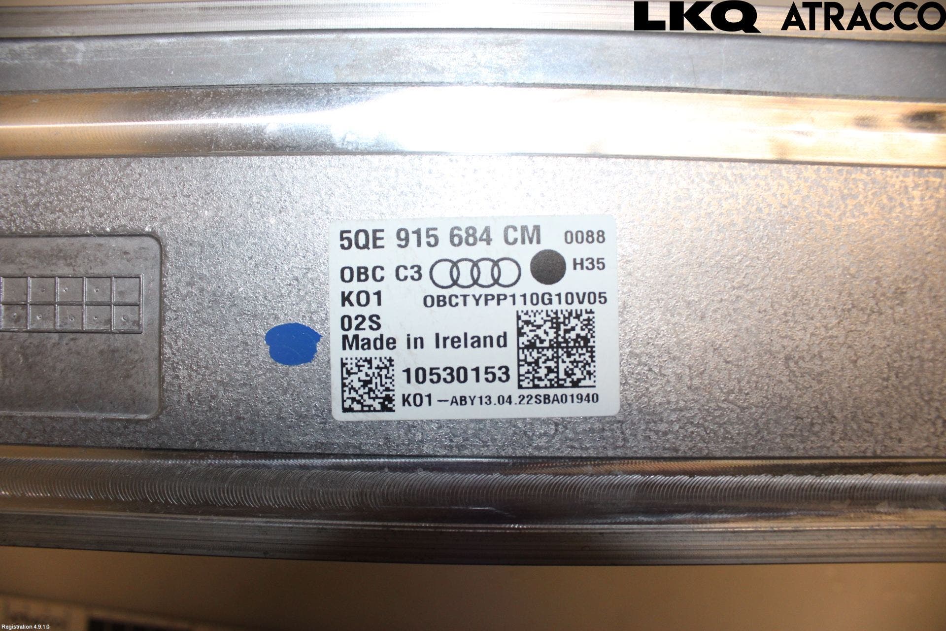 Audi E-TRON, S GE 19- Batteriladdare Högspänning