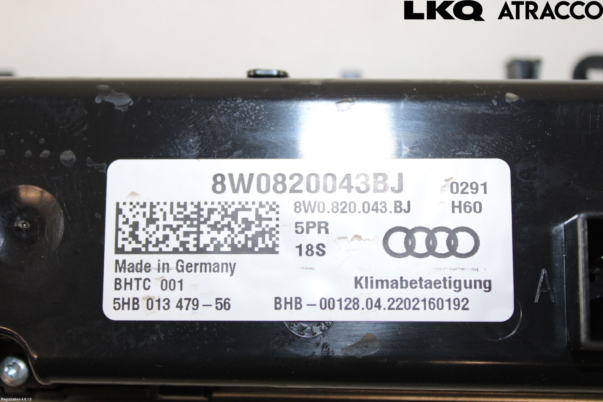 Audi A4/S4 B9 20- Värmereglage