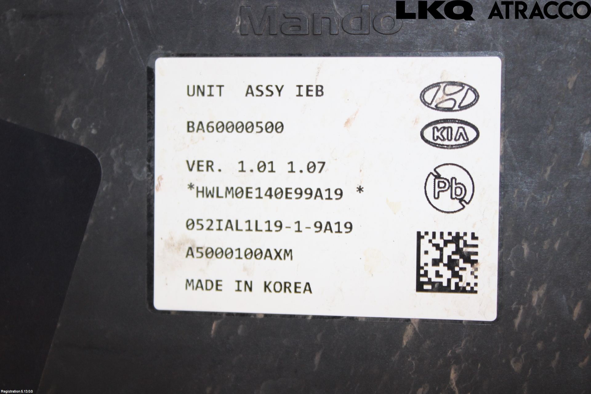Kia NIRO (DE) 17-22 Abs Hydraulaggregat