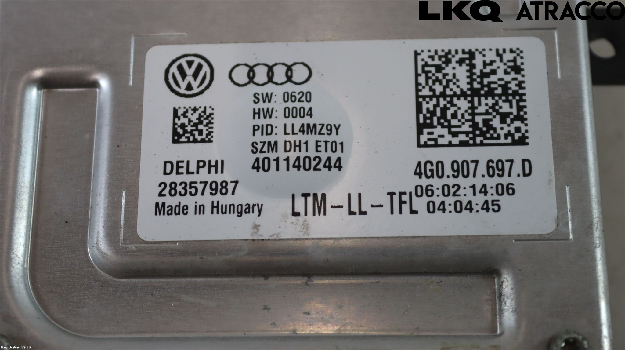 Audi A4 12-15 Styrenhet Strålkastare