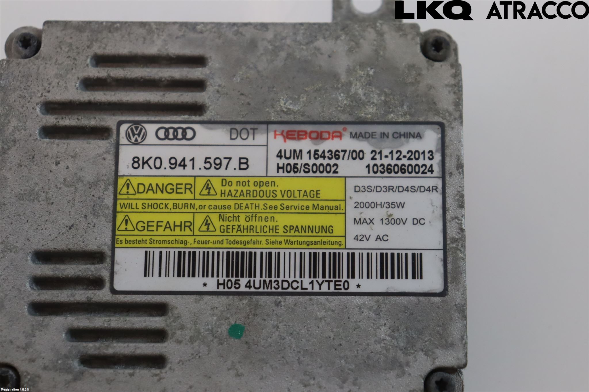 Volkswagen VW PASSAT 11-14 Styrenhet Strålkastare