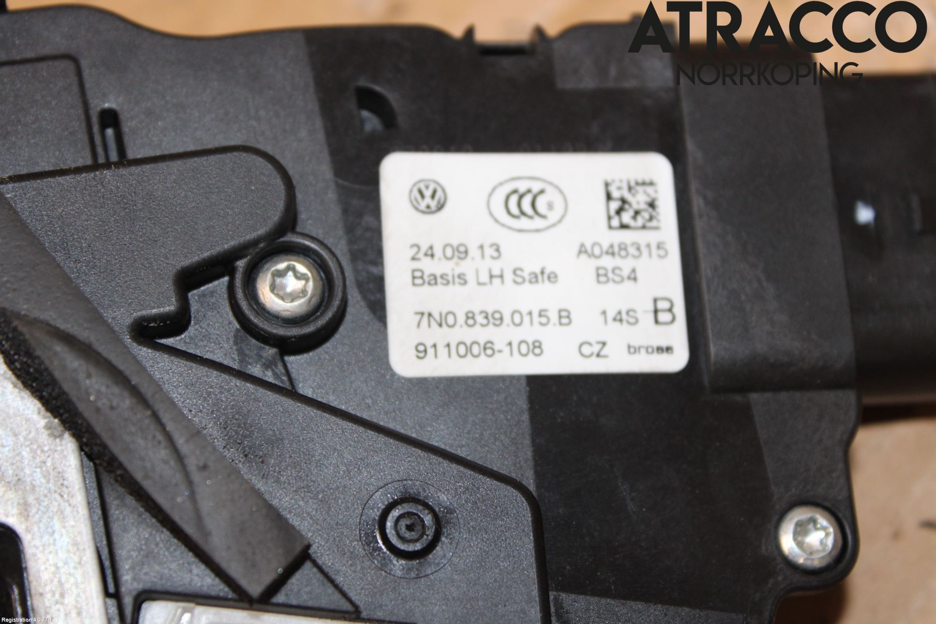 Volkswagen VW SHARAN 11- Låskista-Dörrlås