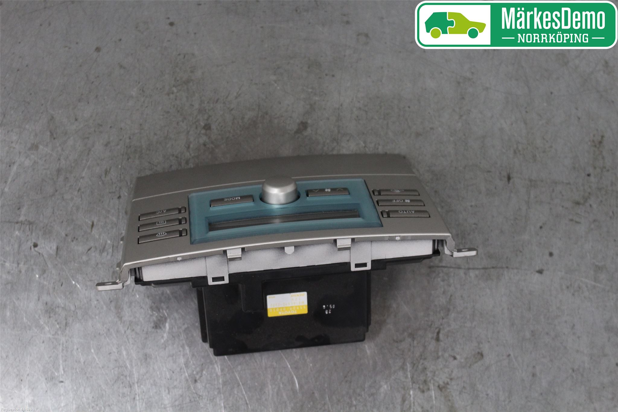 Toyota COROLLA VERSO 04-07 Värmereglage