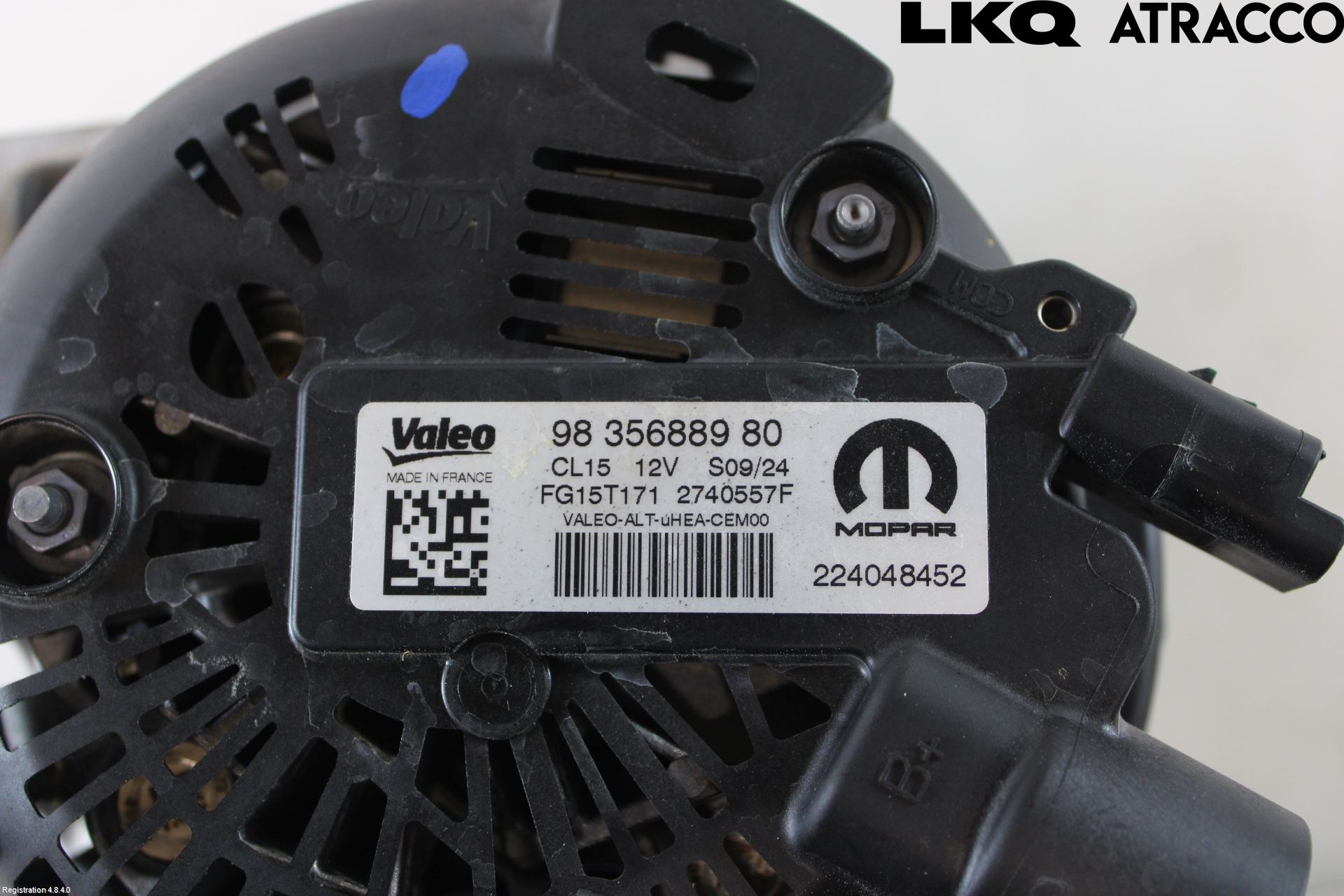 Opel ASTRA L 22- Generator