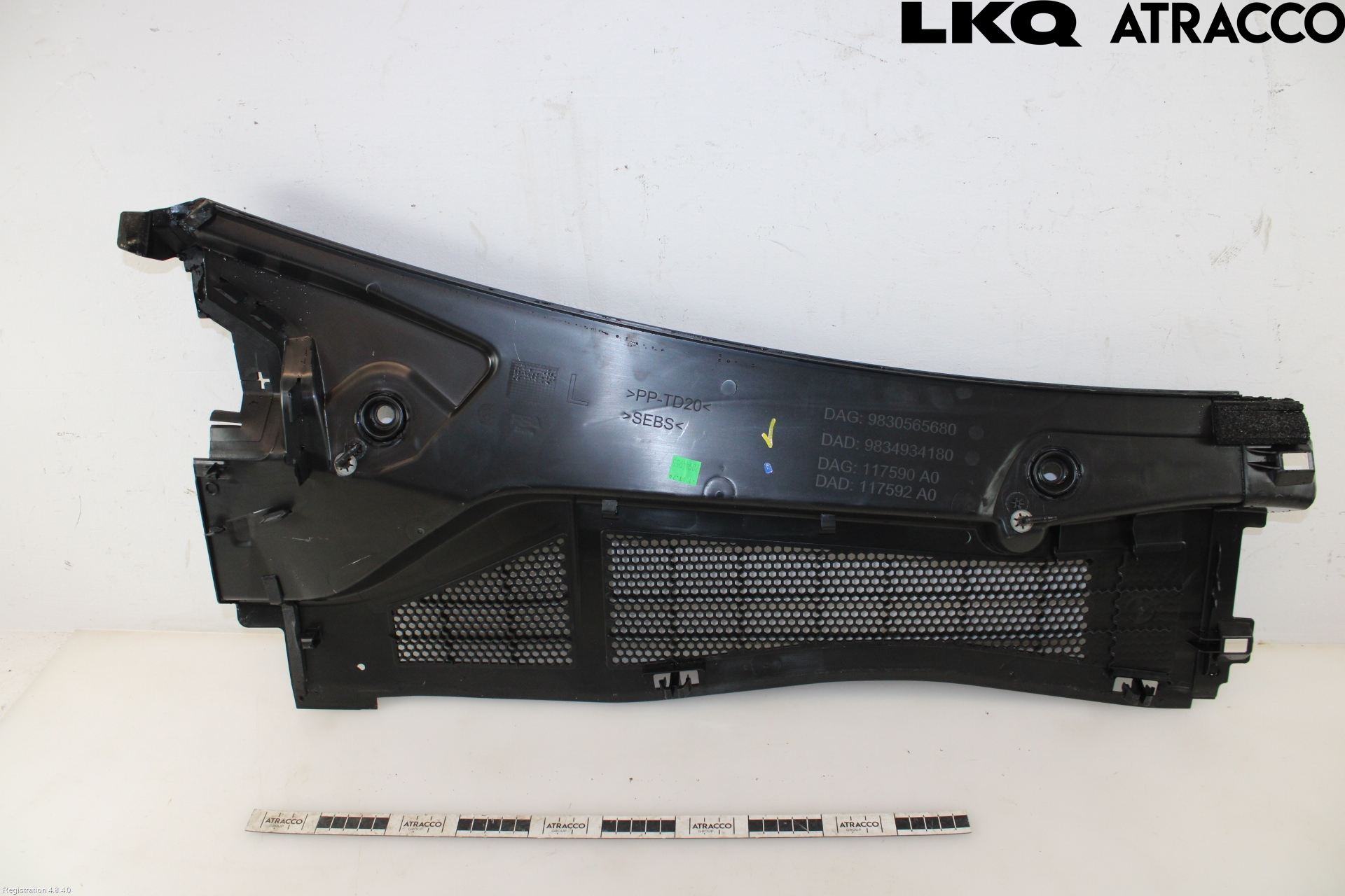 Opel ASTRA L 22- Torpedplåt-Torpedplast