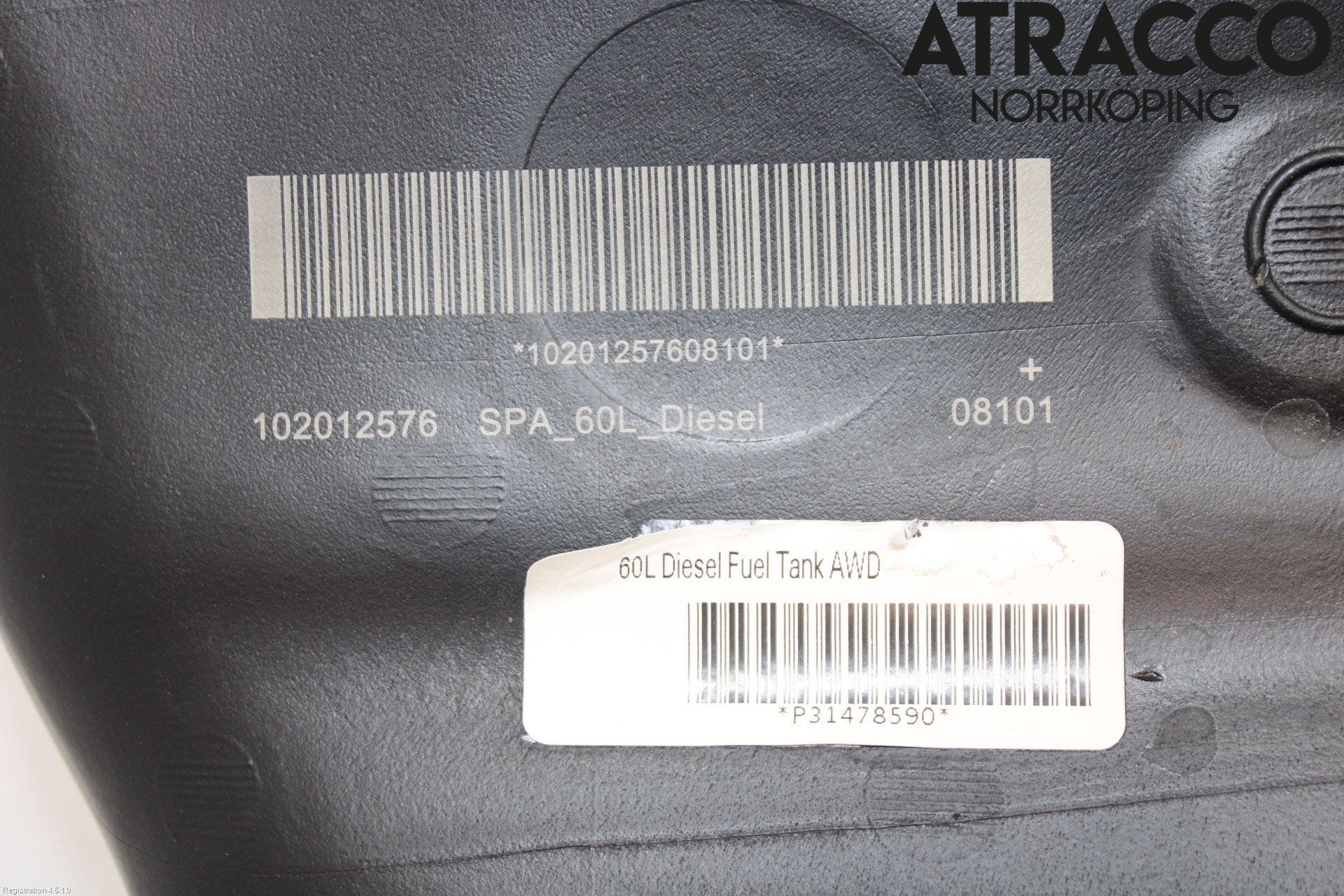 Volvo S90 17->> Bränsletank Diesel