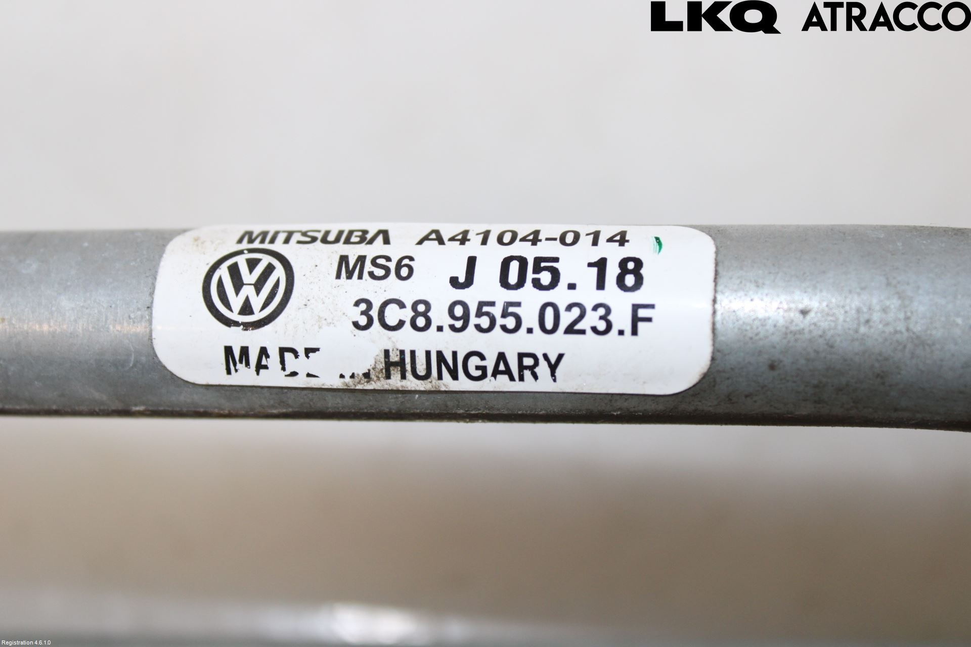Volkswagen VW PASSAT CC 08-16 Torkarmekanism Vindruta