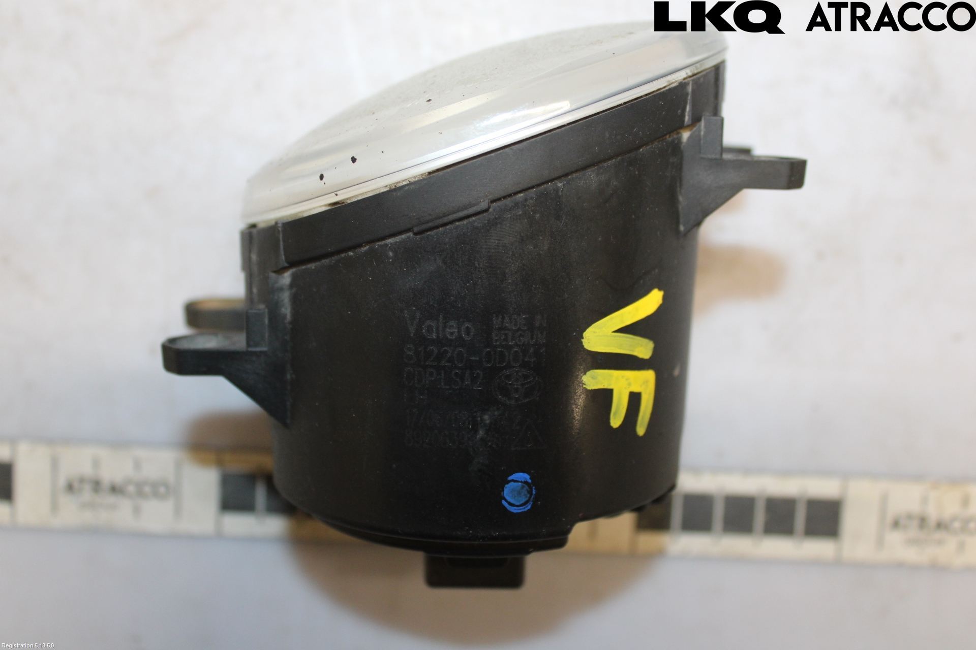 Toyota AURIS 07-09 Dimljus-Varselljus Fram