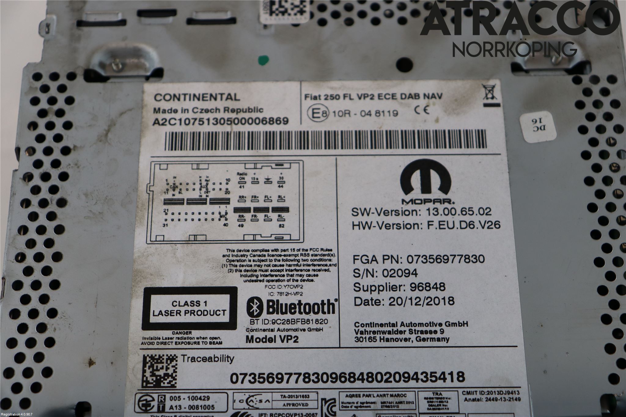 Peugeot BOXER/E-BOXER 15- Cd Radio - Multimediapanel