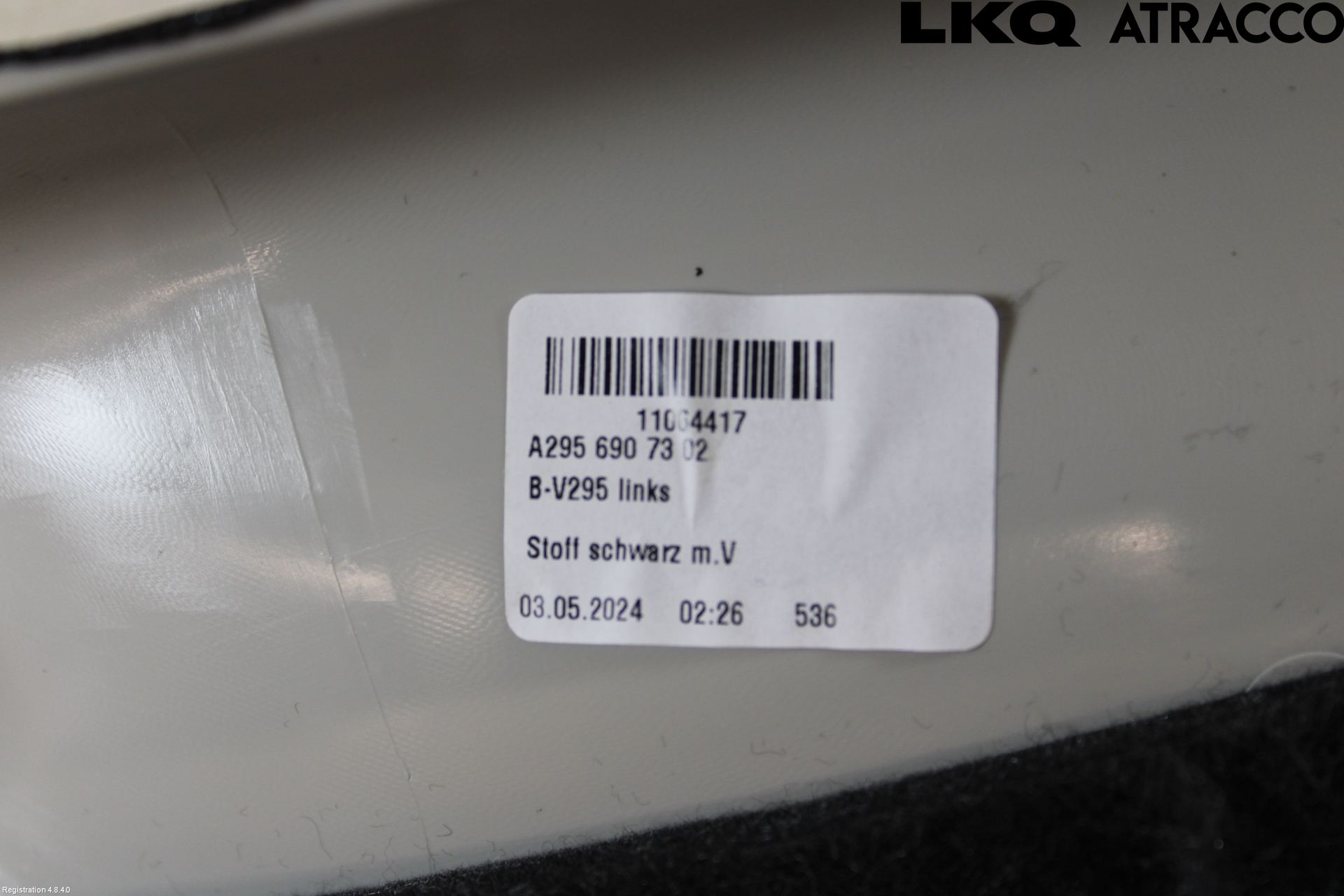 Mercedes-Benz MB EQE (V295) 22- Inr Plastd A-B-C Stolpe