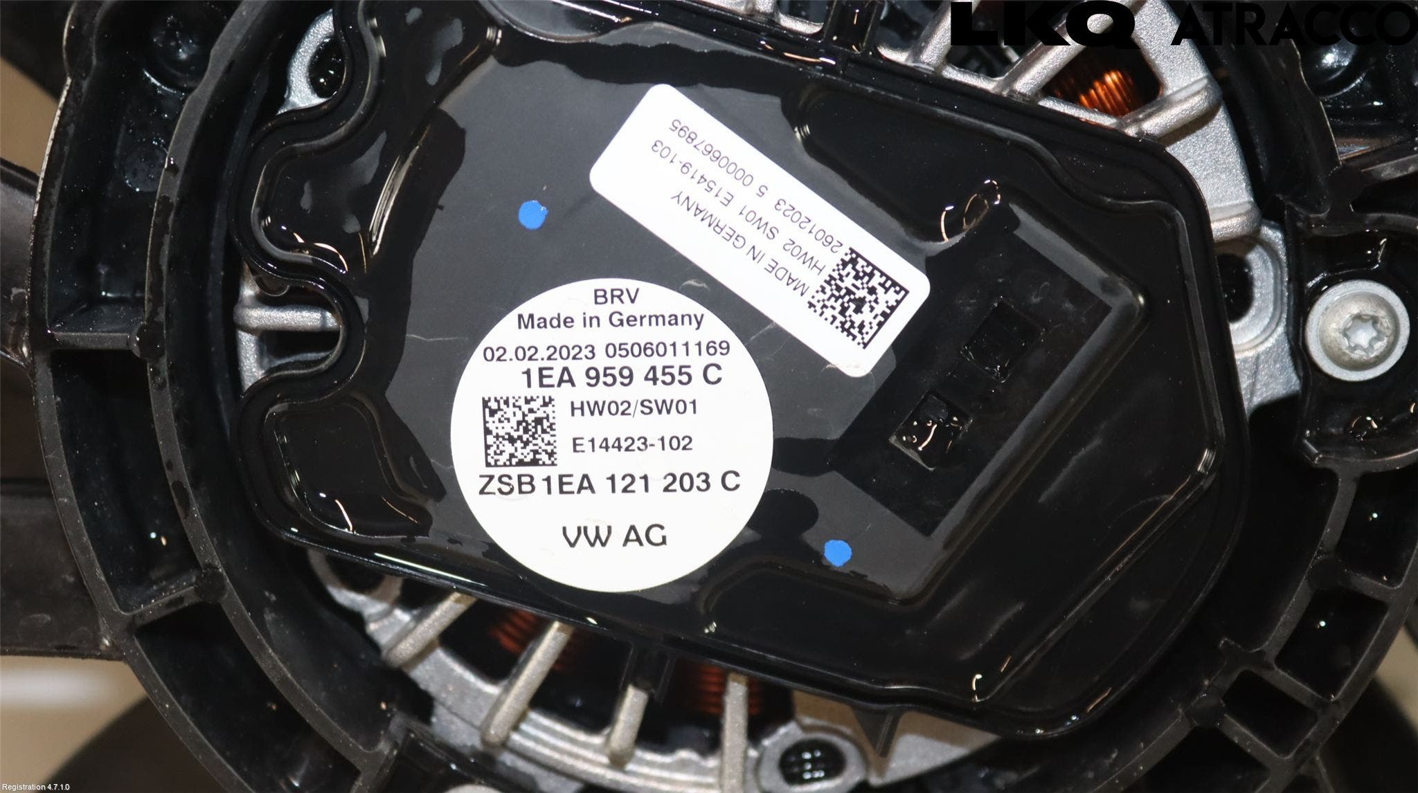 Audi Q4 E-TRON FZ 22- Kylfläkt El