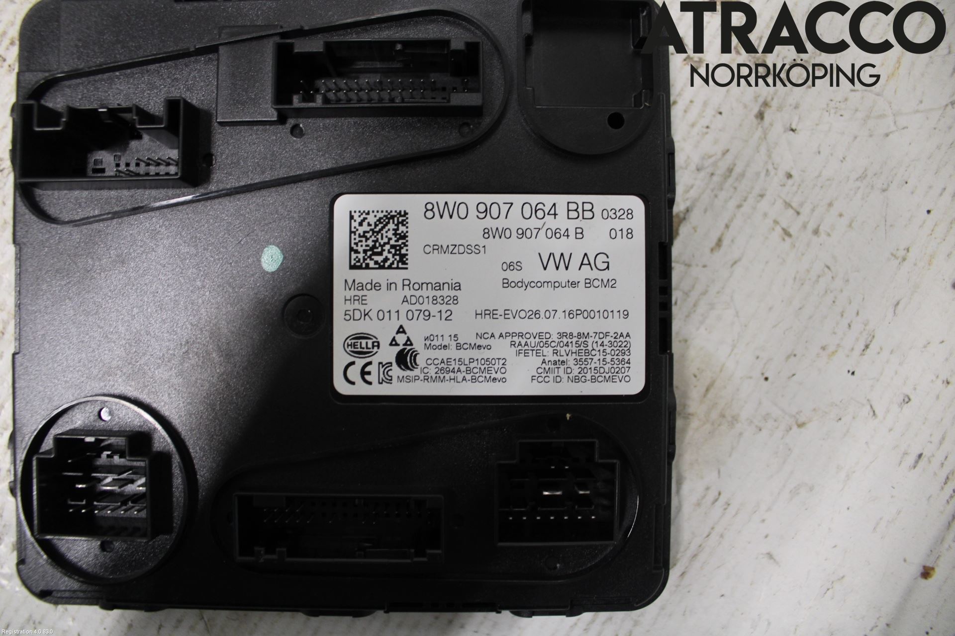 Audi A4/S4 B9 16-19 Styrenhet Övrigt