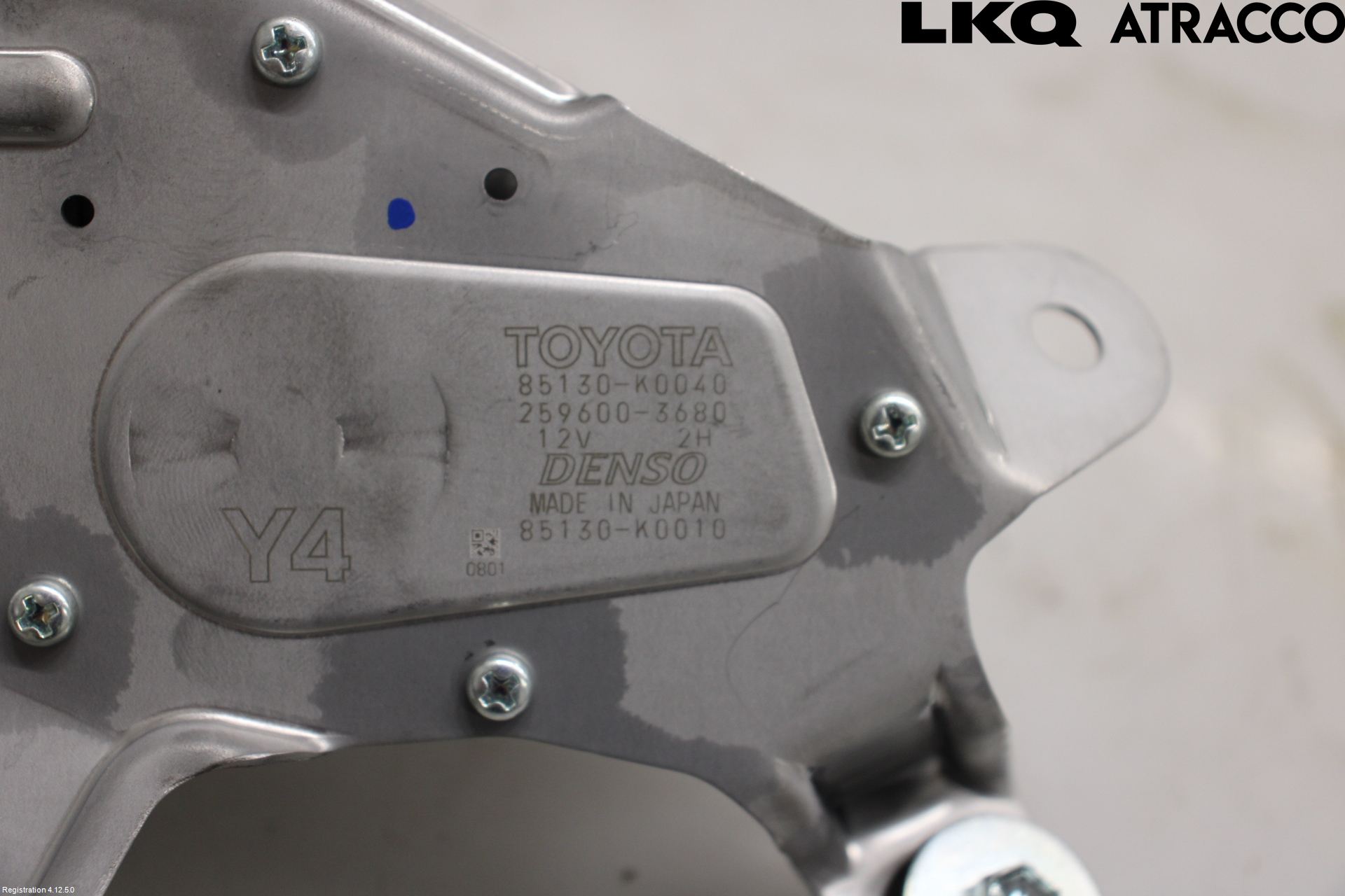 Toyota YARIS XP21 20- Torkarmotor Baklucka