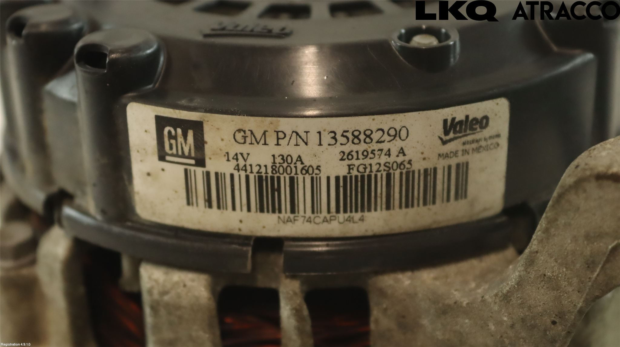 Opel ASTRA J 10-15 Generator