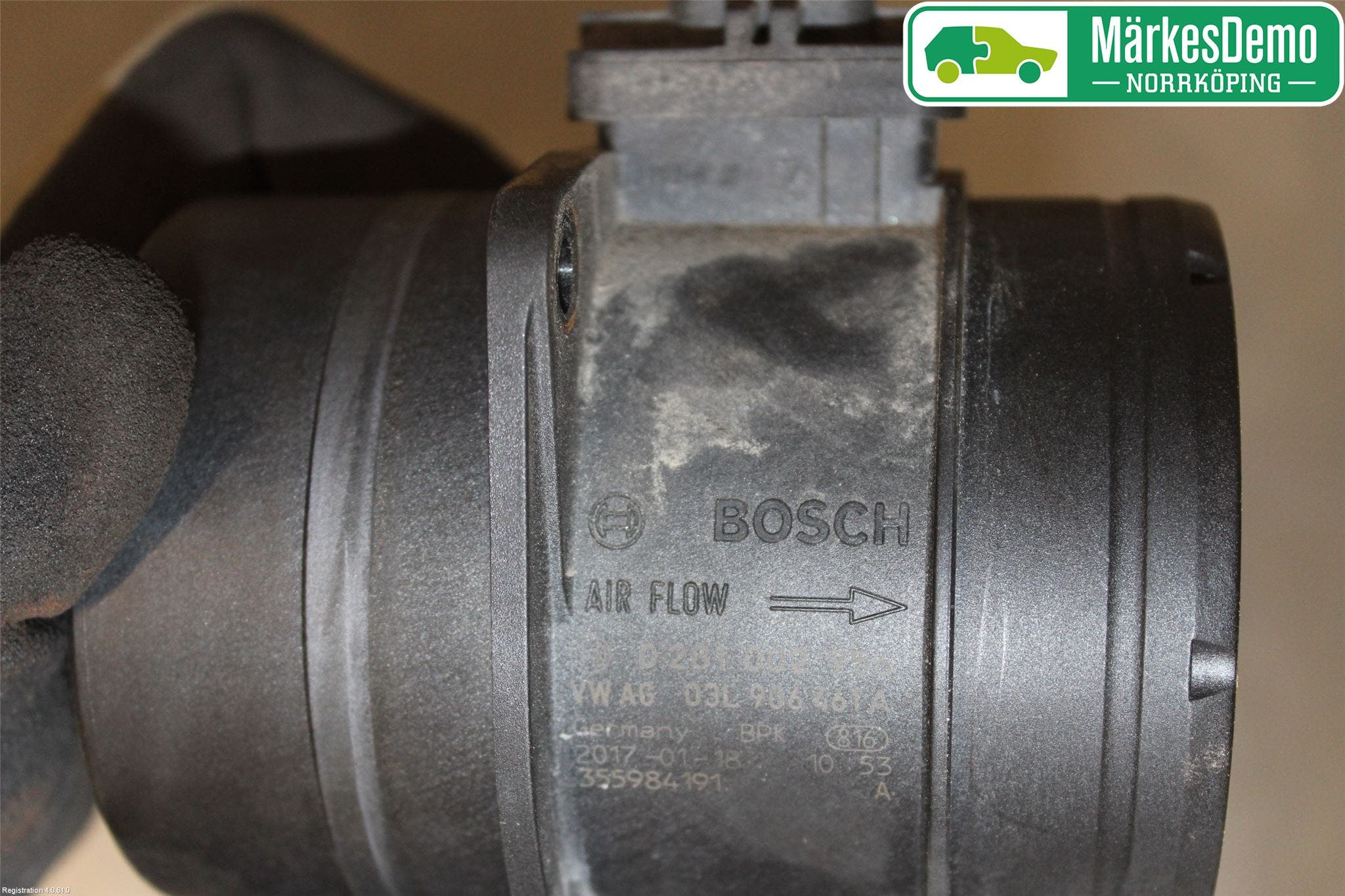 Volkswagen VW CADDY 16-20 Injluftmassamätare